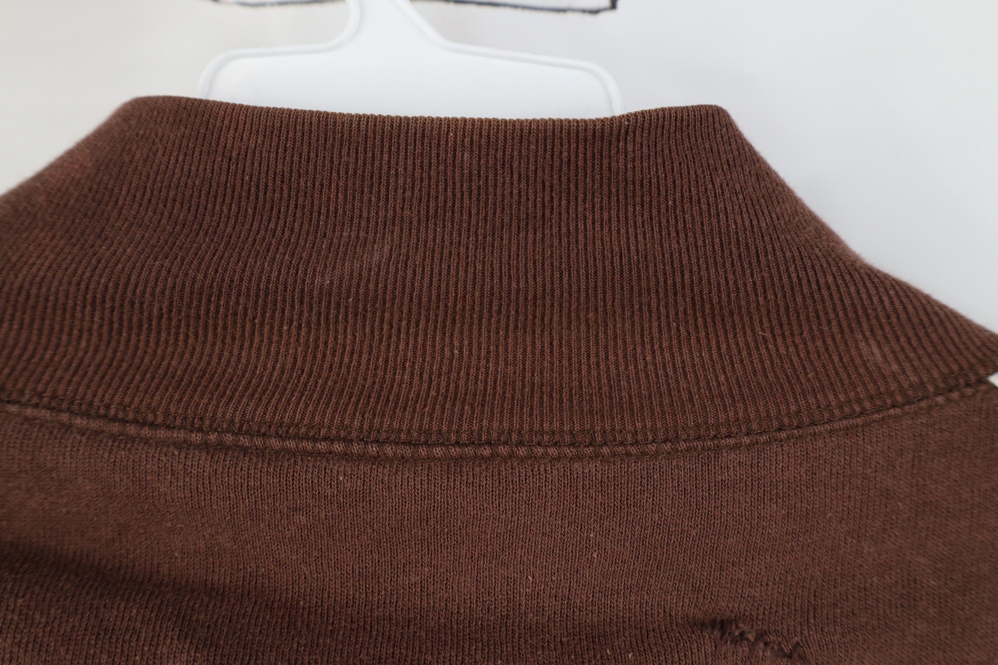 Aeropostale Vintage 90s Y2K Aeropostale Full Zip Sweatshirt Jacket Brown Size US M / EU 48-50 / 2 - 13 Thumbnail