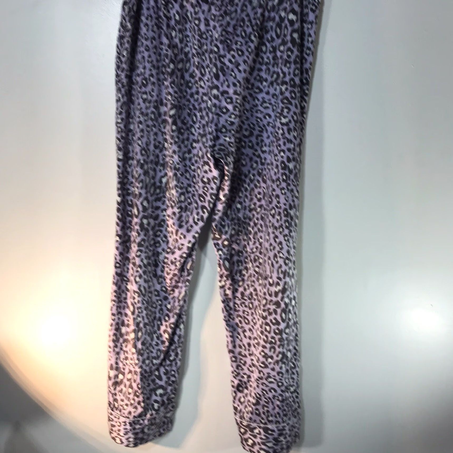 Victoria's Secret Victoria's Secret Women's Satin Pajama Bottoms Animal Print XL Multicolor Lightweigh Size 40" / US 18 - 2 Thumbnail