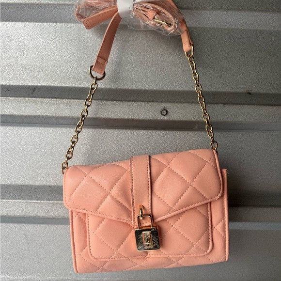Bebe NWT BEBE KELLEN CROSSBODY PEACH BAG Size ONE SIZE - 1 Thumbnail