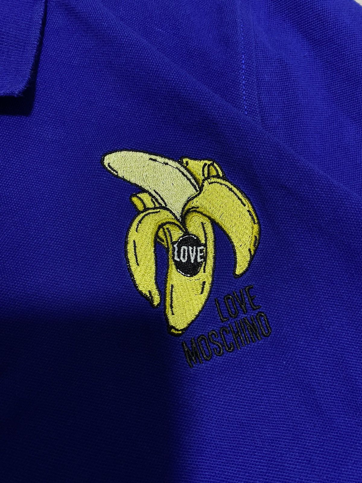 Designer × Moschino Rare Love Moschino Banan Polo Blue Size S Size US S / EU 44-46 / 1 - 7 Thumbnail