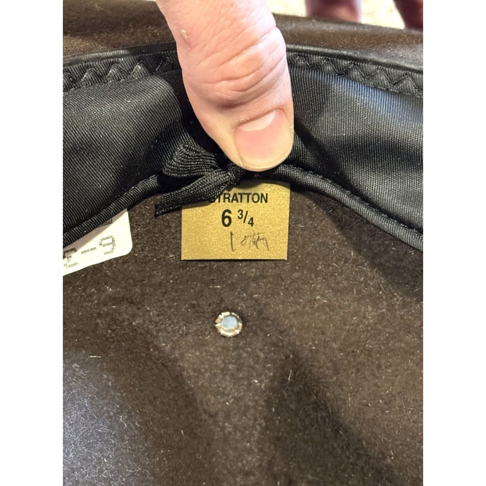 FELT VINTAGE Stratton Self Forming Drill Sergeant Instructor Wool Felt Hat 6 3/4 USA Strapton Stratton Campaign Hat Men Brown Wool Felt Hat USA 6 3/4 Size ONE SIZE - 7 Thumbnail