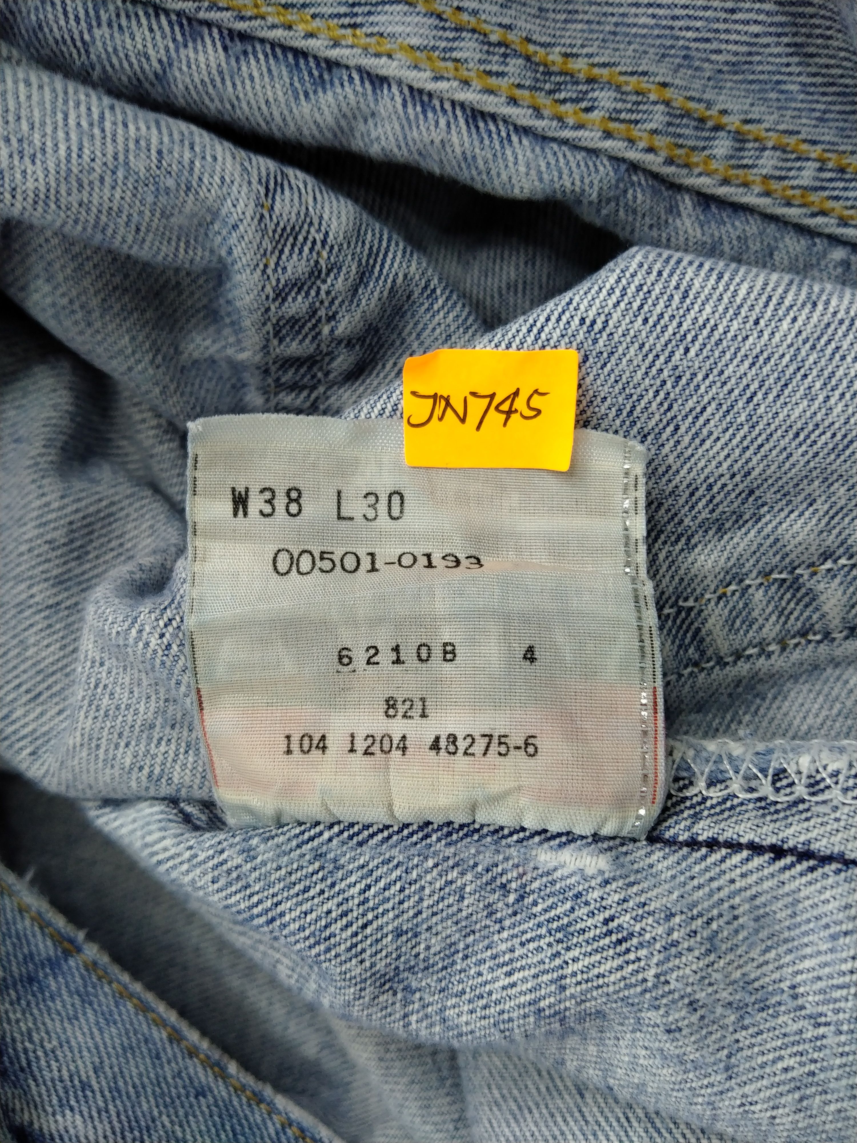 Levi's Light Wash Vintage Levi's 501 Denim 38 x 29.5 -JN745 Size US 38 / EU 54 - 9 Thumbnail