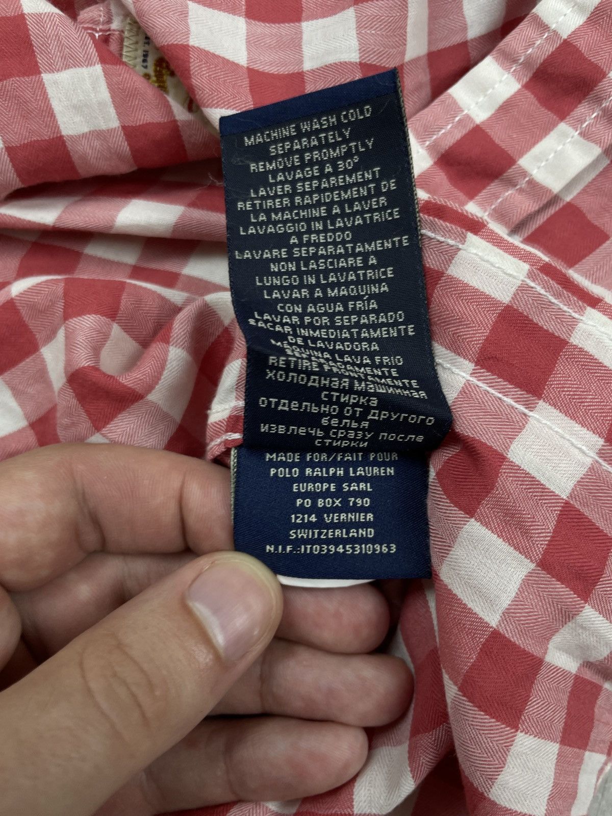 Polo Ralph Lauren Polo Jeans Co Ralph Lauren Men’s Shirts Size L Red White Size US L / EU 52-54 / 3 - 6 Thumbnail