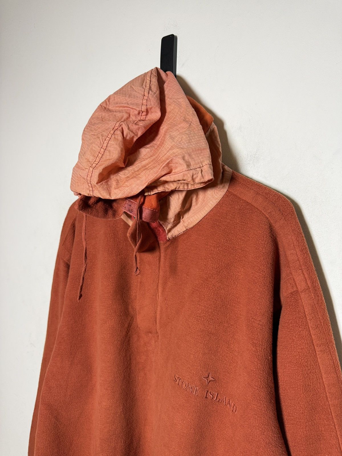Stone Island Vintage Stone Island Marina fleece hoodie Size US L / EU 52-54 / 3 - 4 Thumbnail