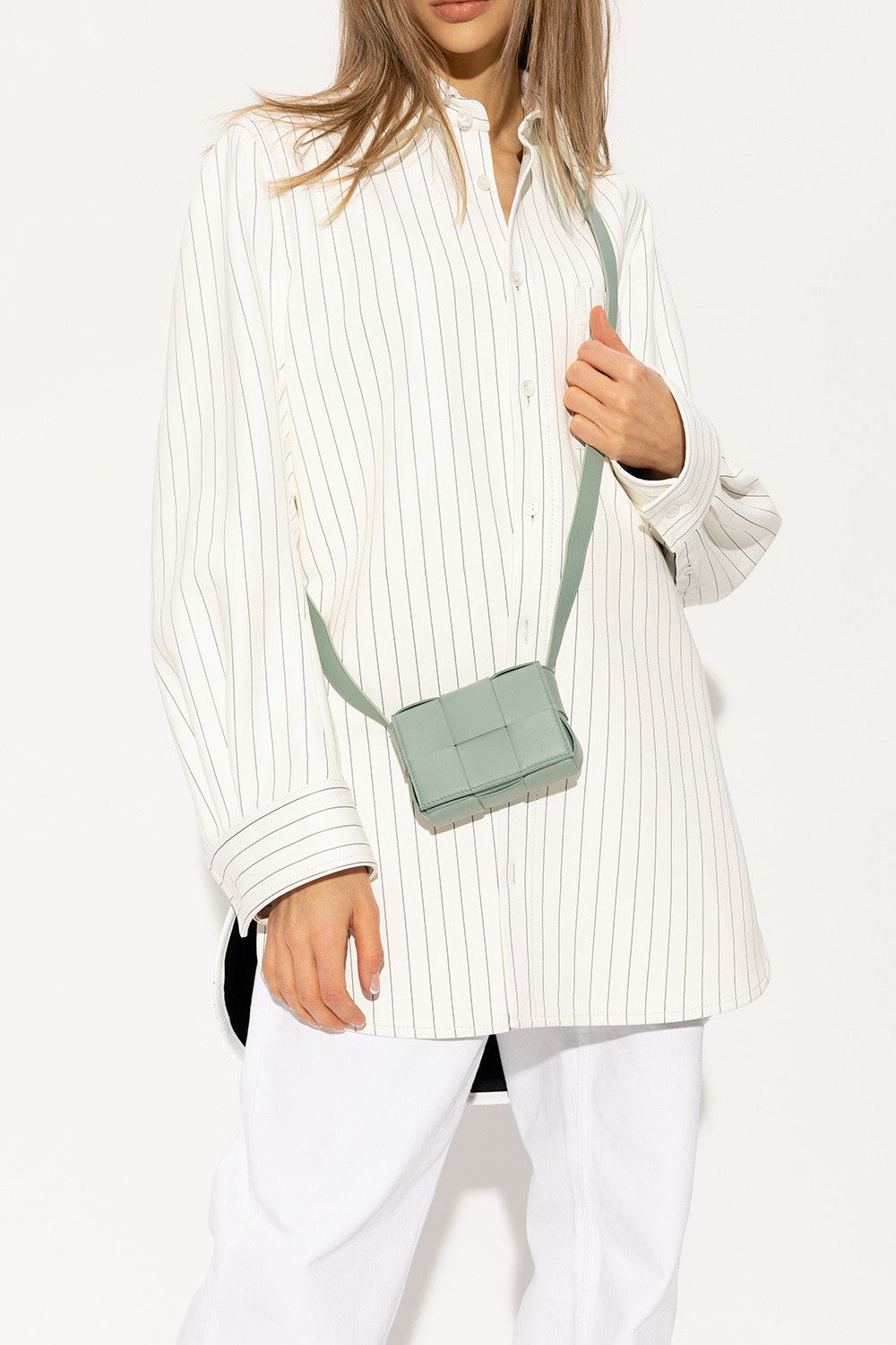 Bottega Veneta BOTTEGA VENETA Candy Cassette green lamb leather mini bag Size ONE SIZE - 2 Thumbnail