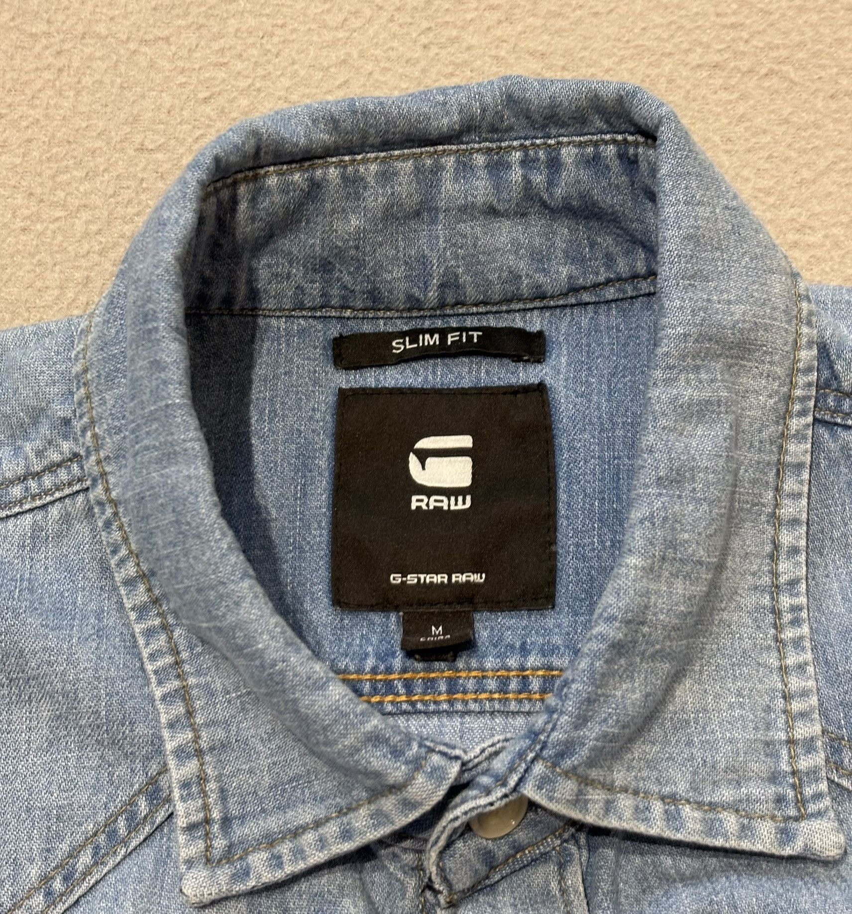 G-Star G-Star Raw 3301 Slim Shirt Size M Size US M / EU 48-50 / 2 - 13 Thumbnail