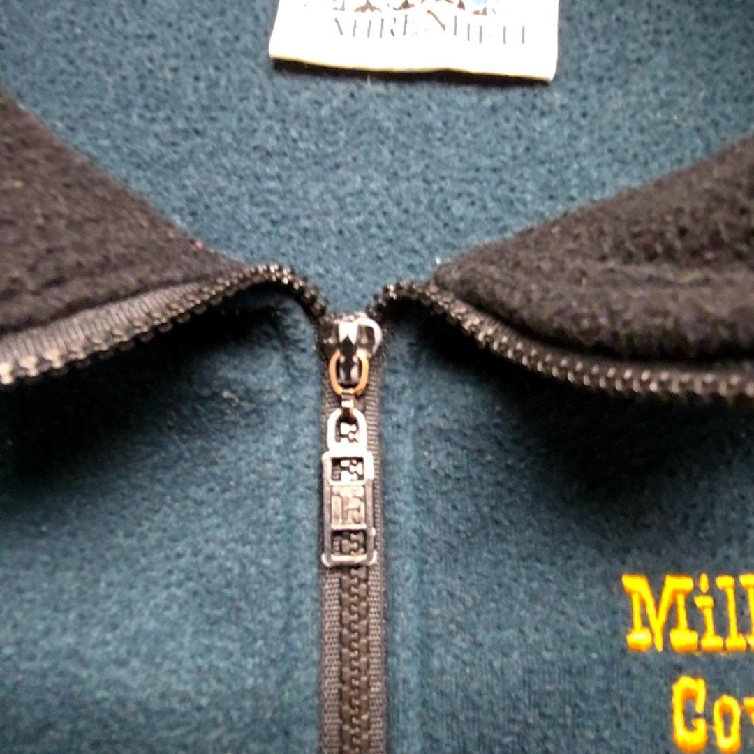 Vintage Vintage Cowboy Bar Jackson Hole Vest Fleece Green Black S Size US S / EU 44-46 / 1 - 5 Thumbnail