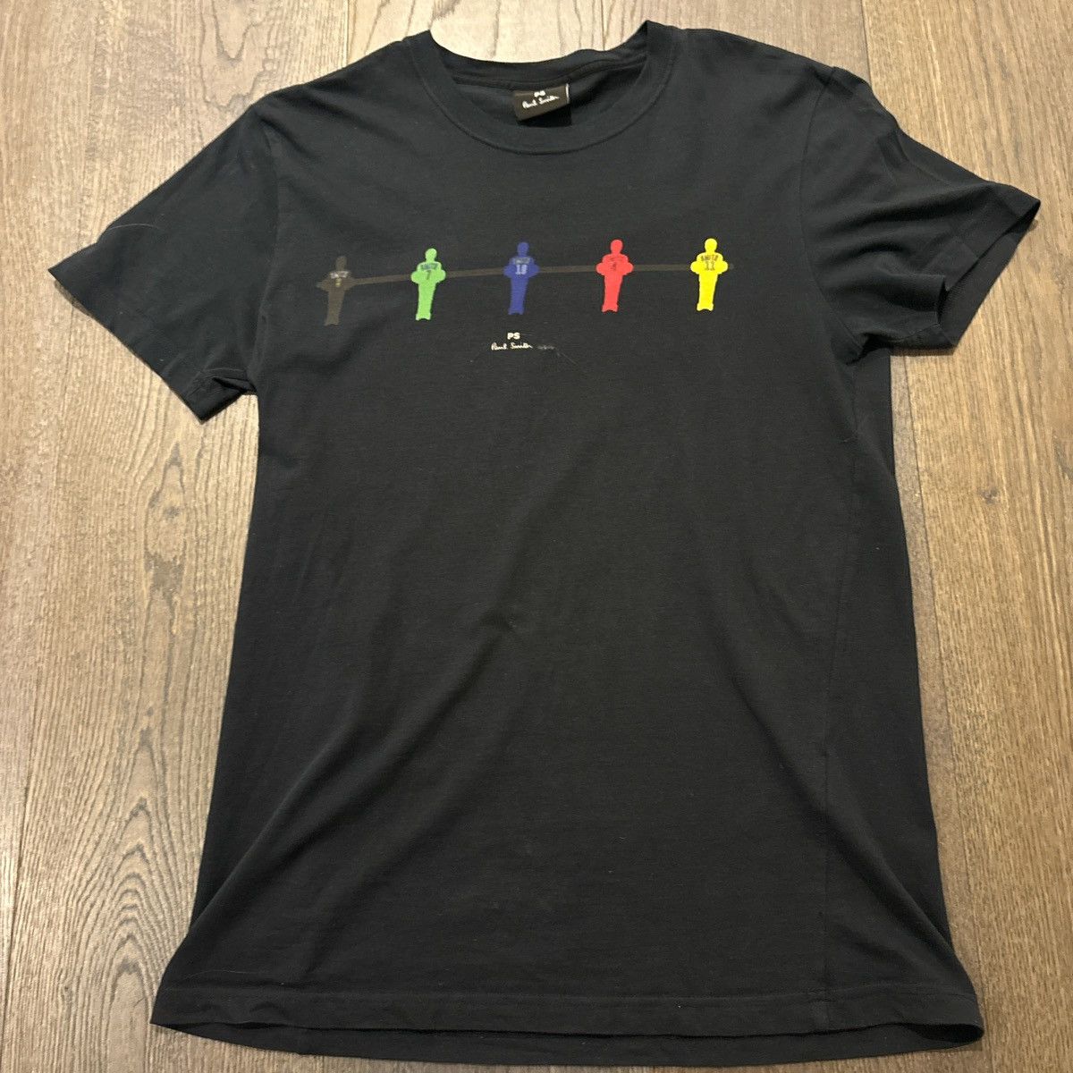 Paul Smith PS Paul Smith Navy Blue Foosball T-Shirt Size US S / EU 44-46 / 1 - 1 Thumbnail