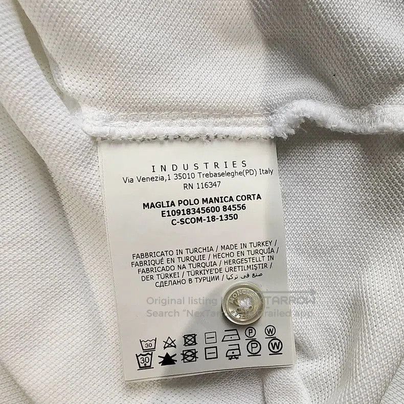 Moncler Moncler White Short Sleeve Polo Shirt. Size US S / EU 44-46 / 1 - 5 Thumbnail