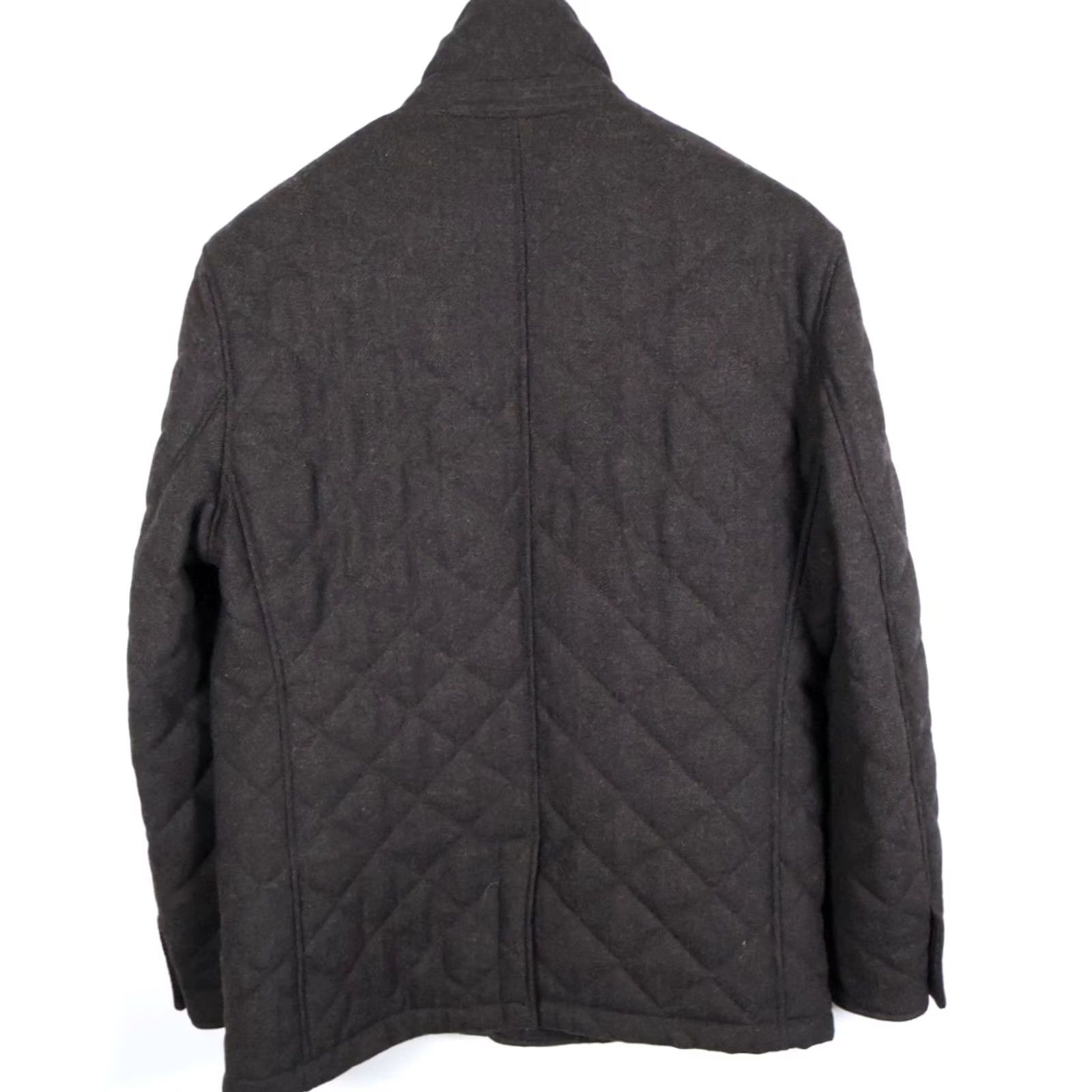 Hart Schaffner Marx Hart Schaffner Marx Wool Shooting Jacket Men Medium Brown Quilted Full Zip Lined Insulated Vintage No Size US M / EU 48-50 / 2 - 2 Thumbnail