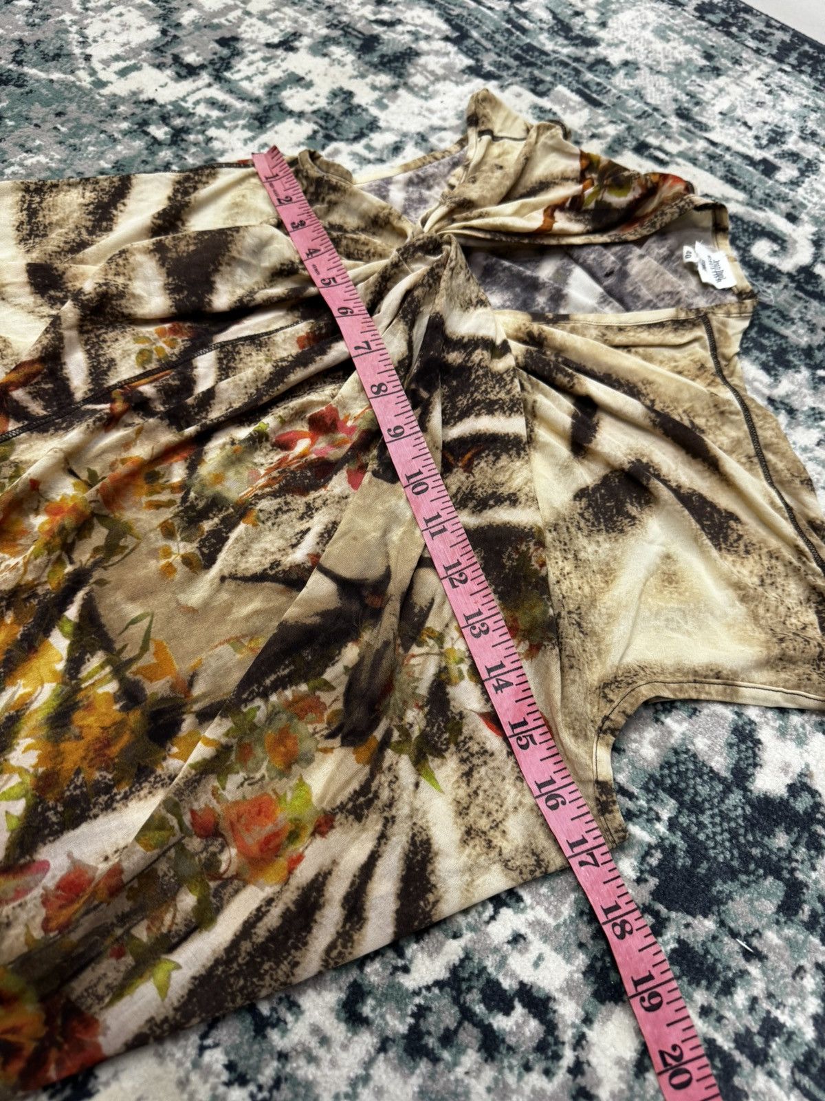 Jean Paul Gaultier JPG MESH TOP BLOUSE NUDE PRINT SHIRT Size M / US 6-8 / IT 42-44 - 4 Thumbnail