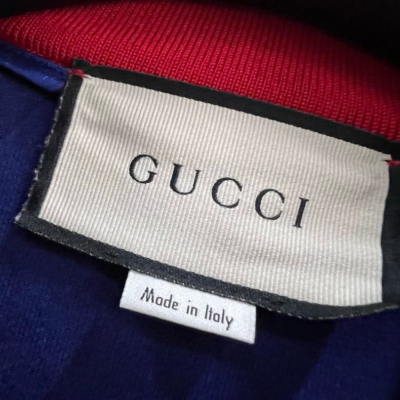 Gucci Gucci Color-blocking side GG printed school uniform jacket Size US L / EU 52-54 / 3 - 2 Thumbnail