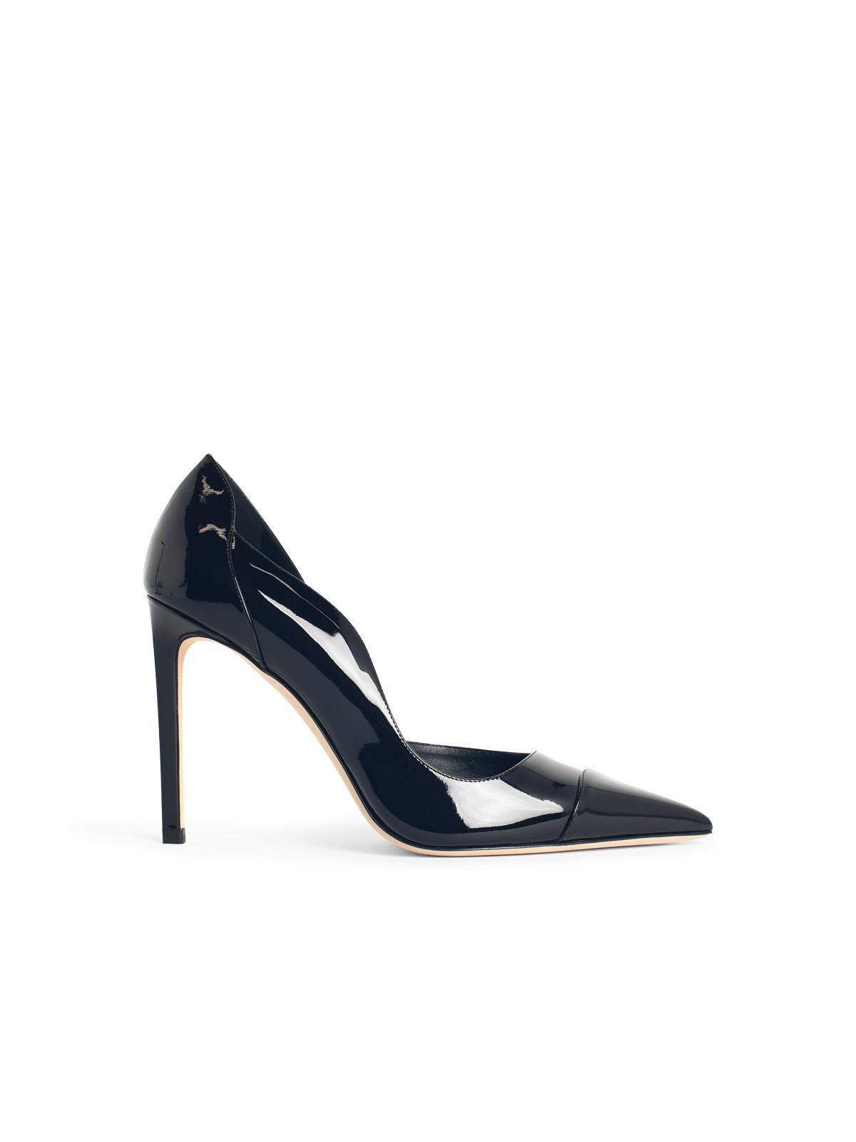Jimmy Choo JIMMY CHOO 'Brigitte 100' Black Patent Leather Pumps Size US 9 / IT 39 - 1 Thumbnail