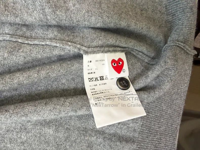 Other Comme Des Garcons Grey wool cardigan, XL size Size XL / US 12-14 / IT 48-50 - 5 Thumbnail