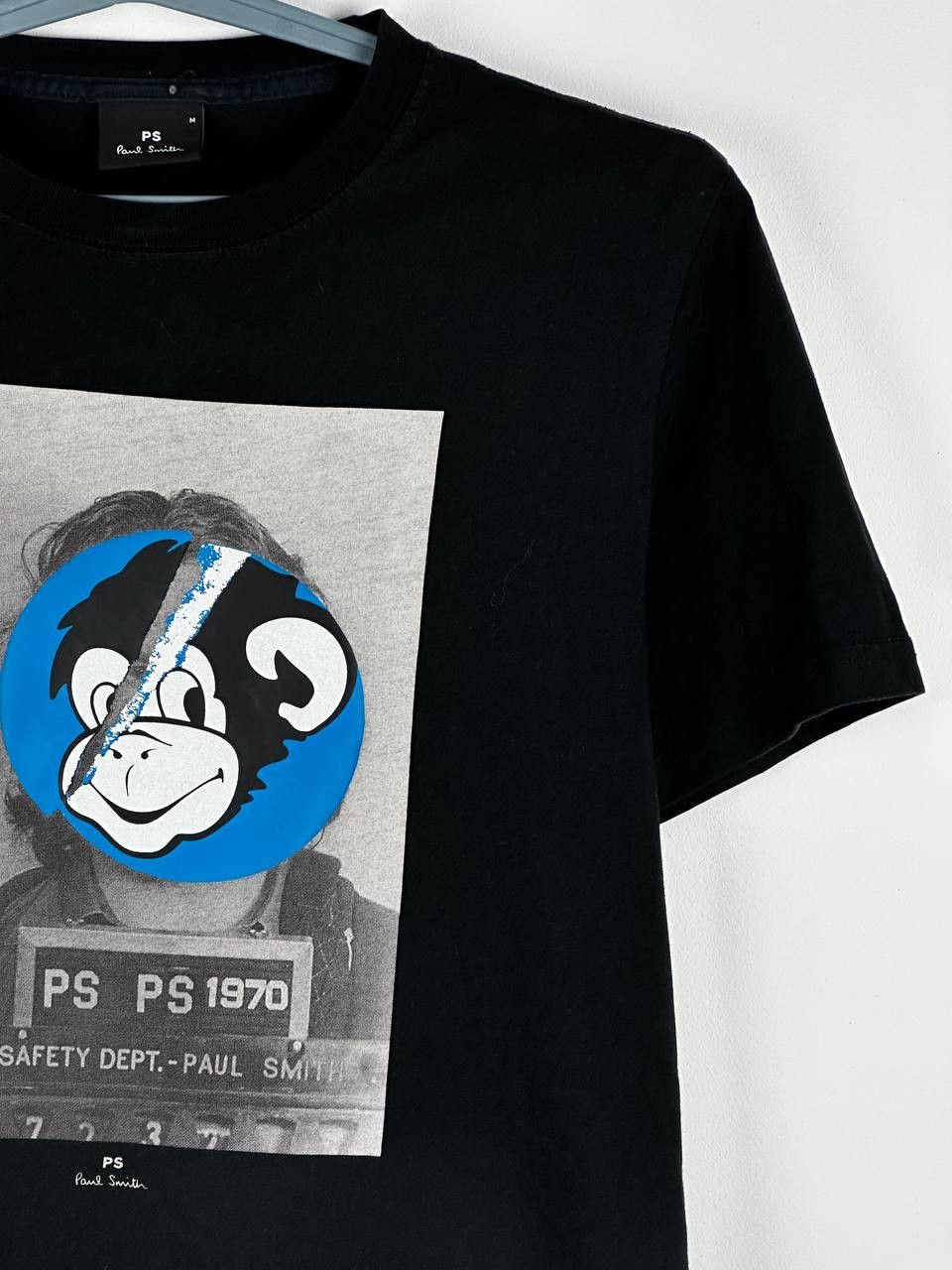 Designer × Paul Smith Paul Smith Graphic Print Monkey Black T Shirt Size US M / EU 48-50 / 2 - 5 Thumbnail