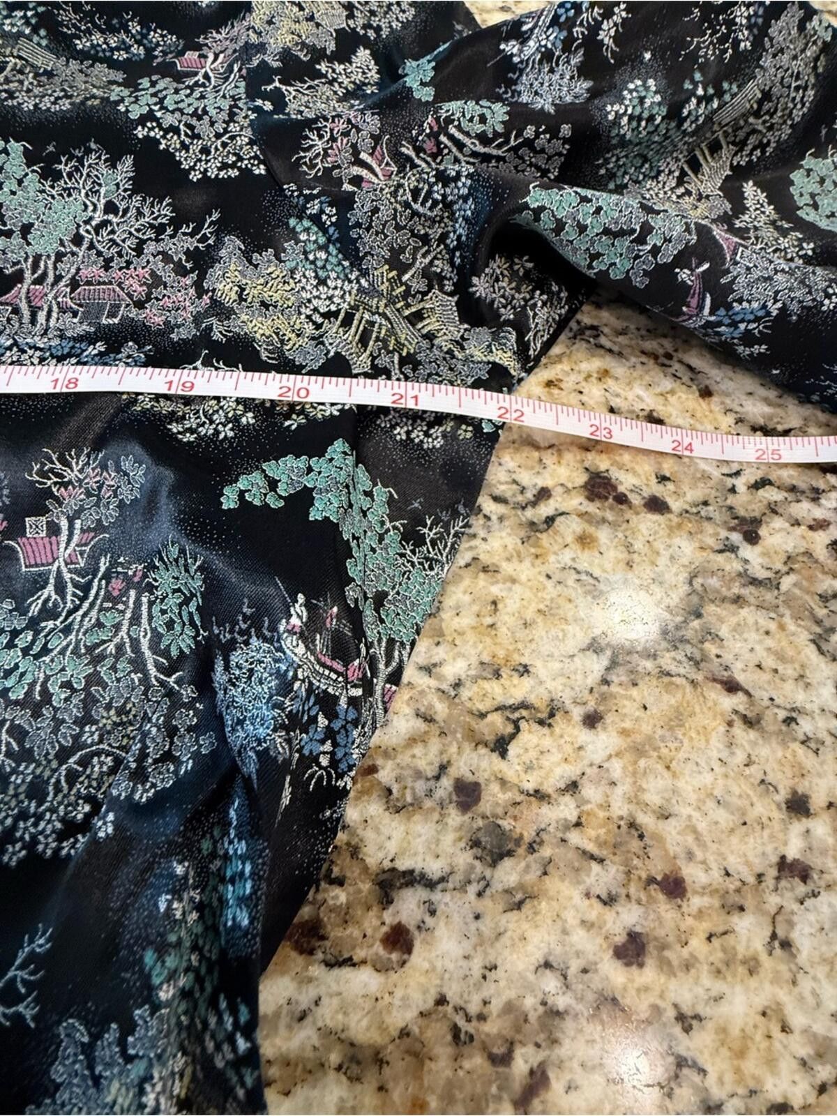 Industry of All Nations Notations kimono jacket floral Asian inspired colorful SZ LG Size L / US 10 / IT 46 - 7 Thumbnail