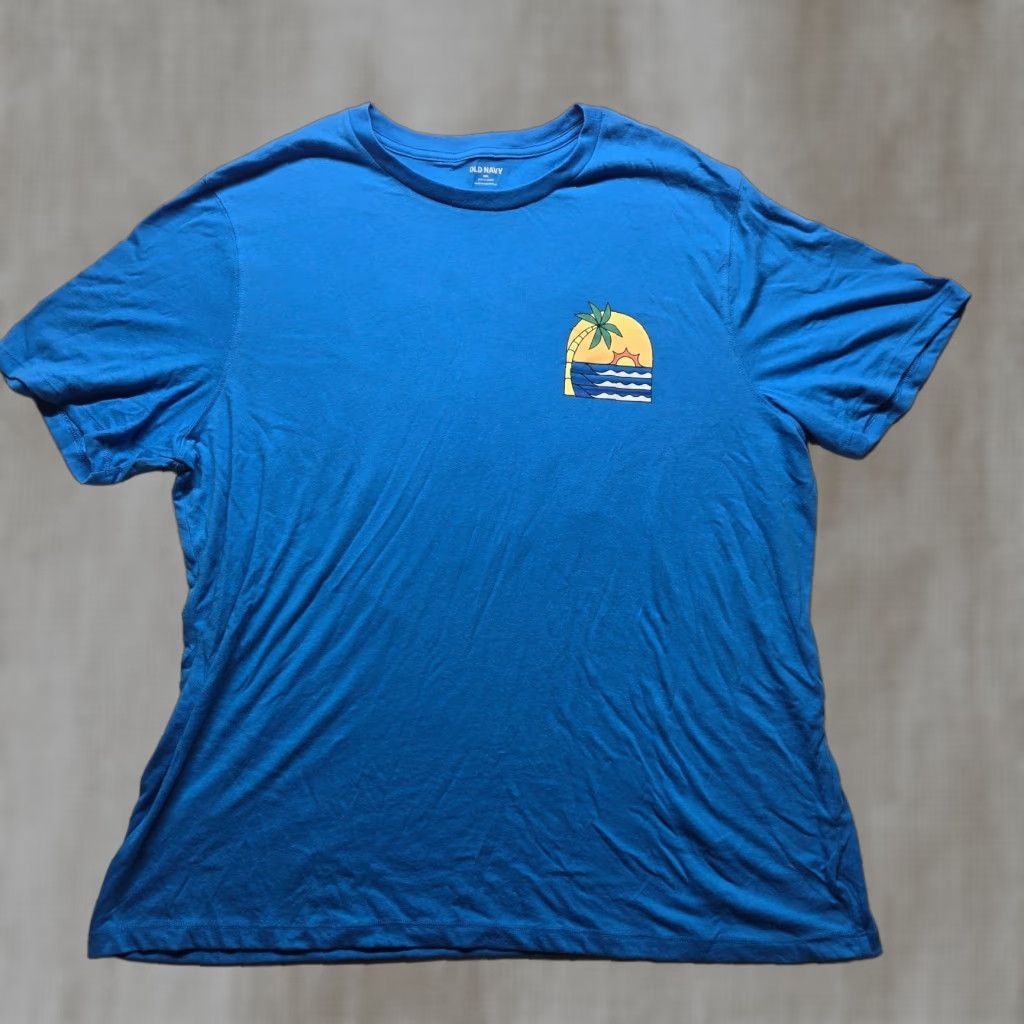 Old Navy Old Navy Maui Hawaii Tropical Paradise Blue Shirt Adult 2XL Blue T-Shirt Men's Tropical 2XL Old Navy Maui Hawaii Paradise Shirt Mens Size US XXL / EU 58 / 5 - 1 Thumbnail