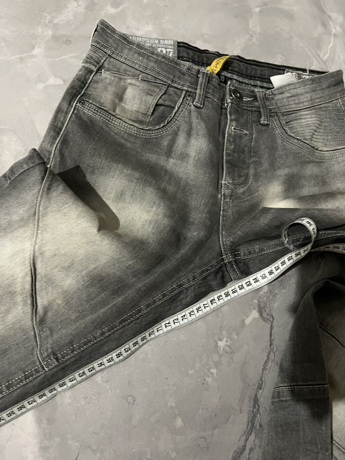 Japanese Brand Destroyed Slim Distressed Vibe / Japan Grunge Archive Y2K Size US 30 / EU 46 - 10 Thumbnail