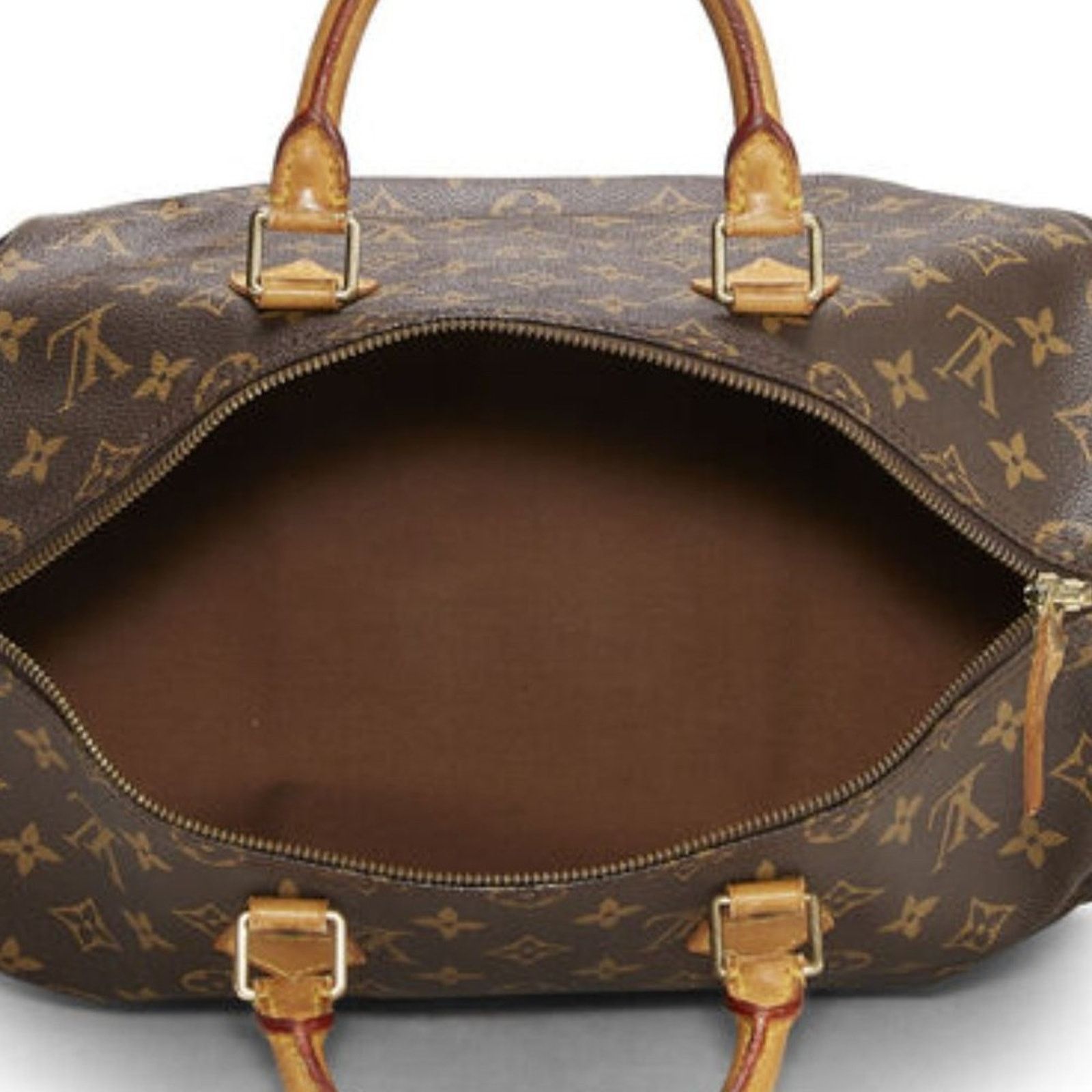 Louis Vuitton LOUIS VUITTON Iconic Speedy 35 Handbag in Monogram Canvas Size ONE SIZE - 5 Thumbnail