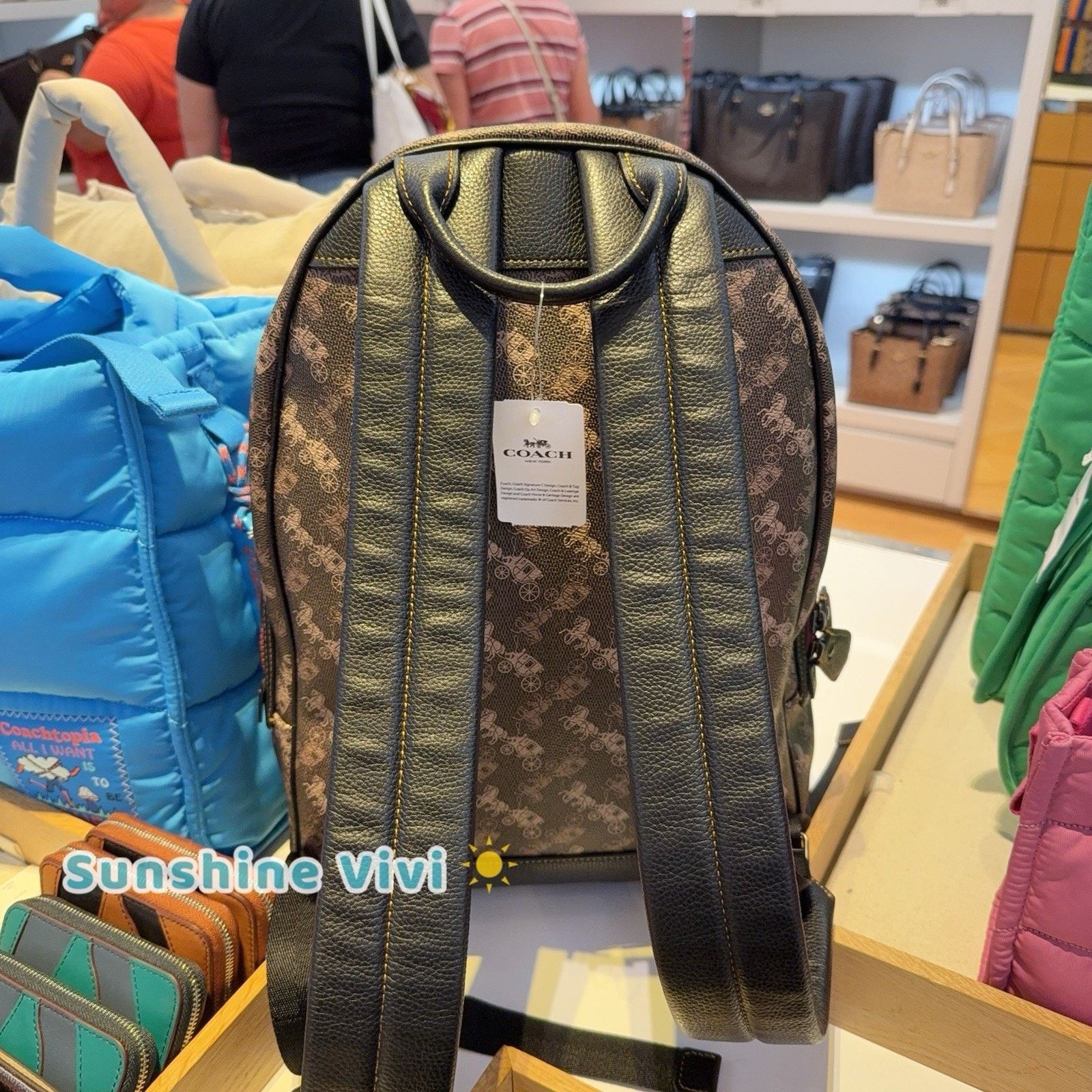 Coach NWT Coach Barrow Backpack Horse Carriage Stripe 88328 Size ONE SIZE - 2 Thumbnail