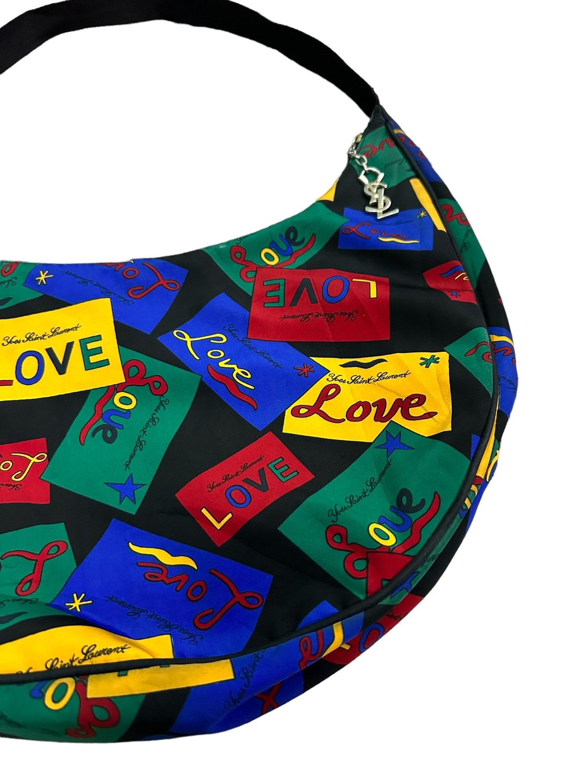 Yves Saint Laurent AUTHENTIC YVES SAINT LAURENT LOVE MULTICOLOUR SHOULDER BAG Size ONE SIZE - 8 Thumbnail