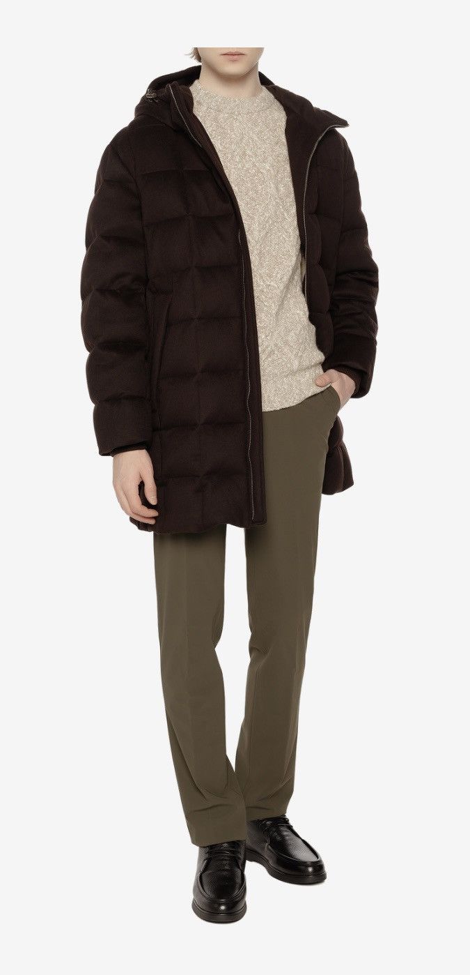 Loro Piana Loro Piana Tuul HOODED BOMBER Cash Storm Plume Size US XL / EU 56 / 4 - 2 Thumbnail