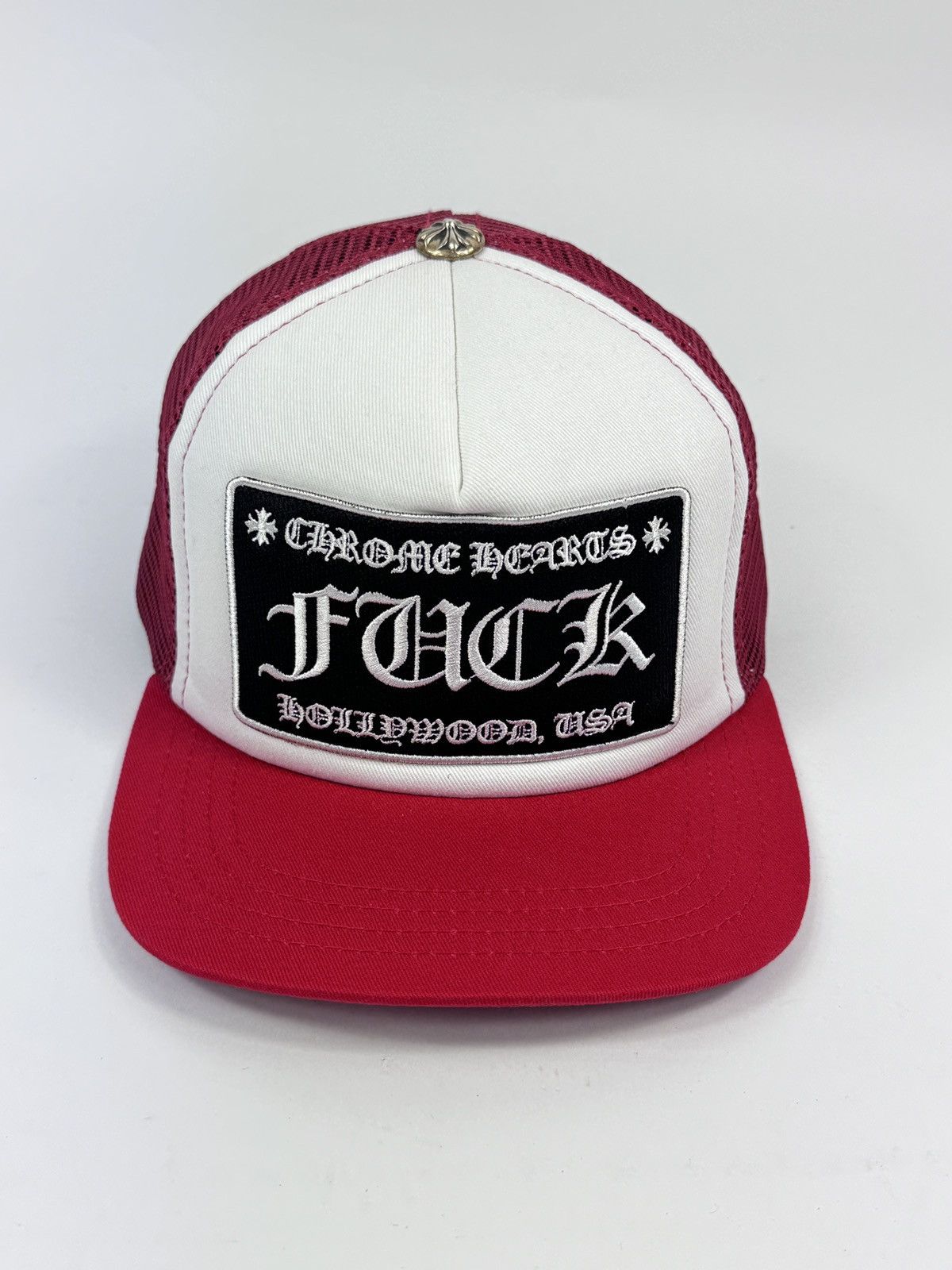 Chrome Hearts F*** LOGO RED TRUCKER CAP ‼️RARE‼️ Size ONE SIZE - 5 Thumbnail