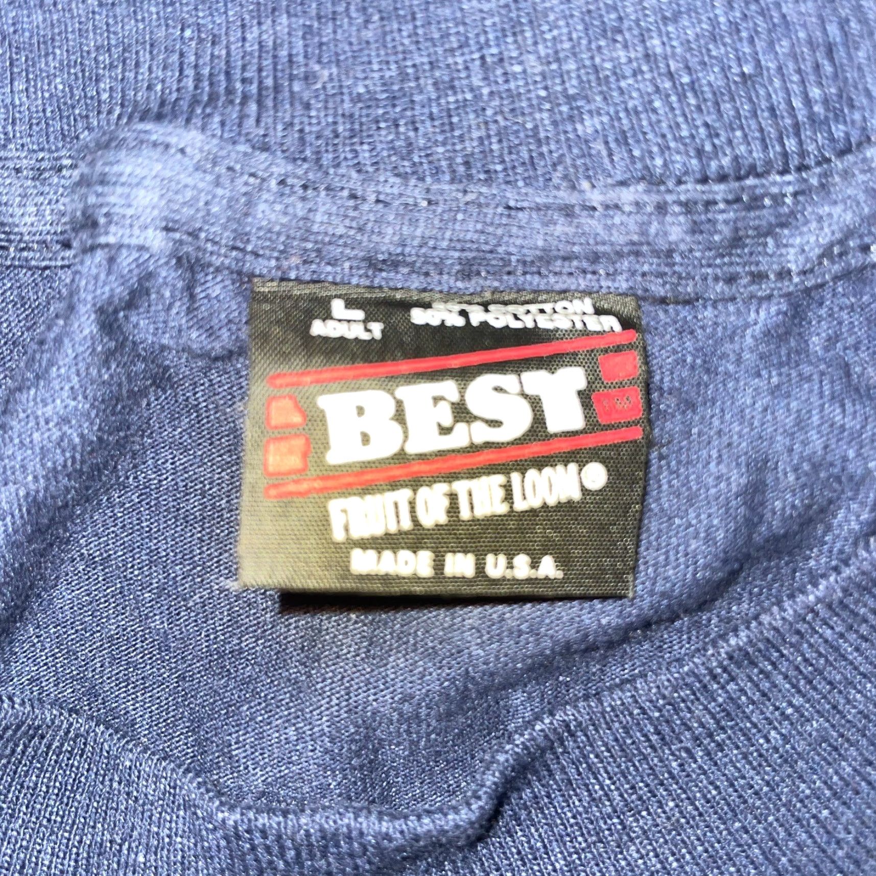 Fruit Of The Loom VINTAGE Goin West blue Graphic Tee Single Stitch Mens Size L USA Shirt Mens L Blue Stitch USA Disney Theme Size US L / EU 52-54 / 3 - 5 Thumbnail
