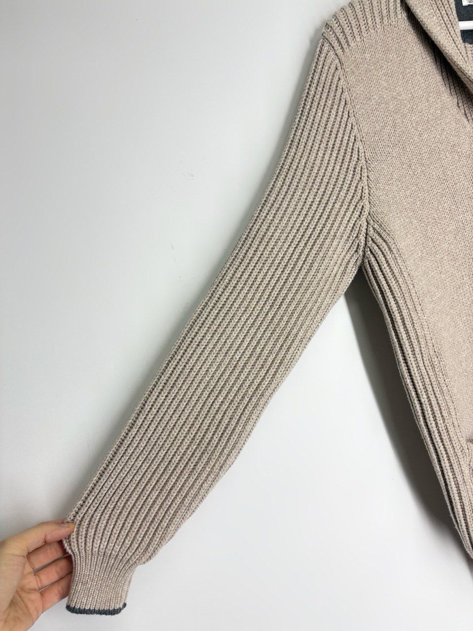 Brunello Cucinelli Brunello Cucinelli Shawl Collar Cardigan Cotton Knit Sweater Size US L / EU 52-54 / 3 - 9 Thumbnail