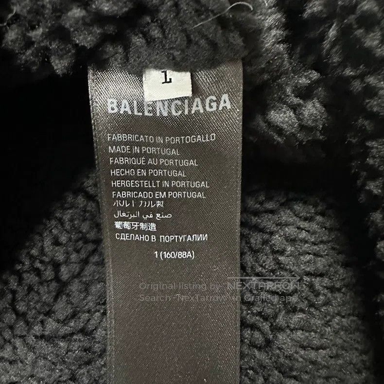 Balenciaga Balenciaga Ski Hoodie, Reflective Logo Fleece Hooded Sweat Size US S / EU 44-46 / 1 - 6 Thumbnail