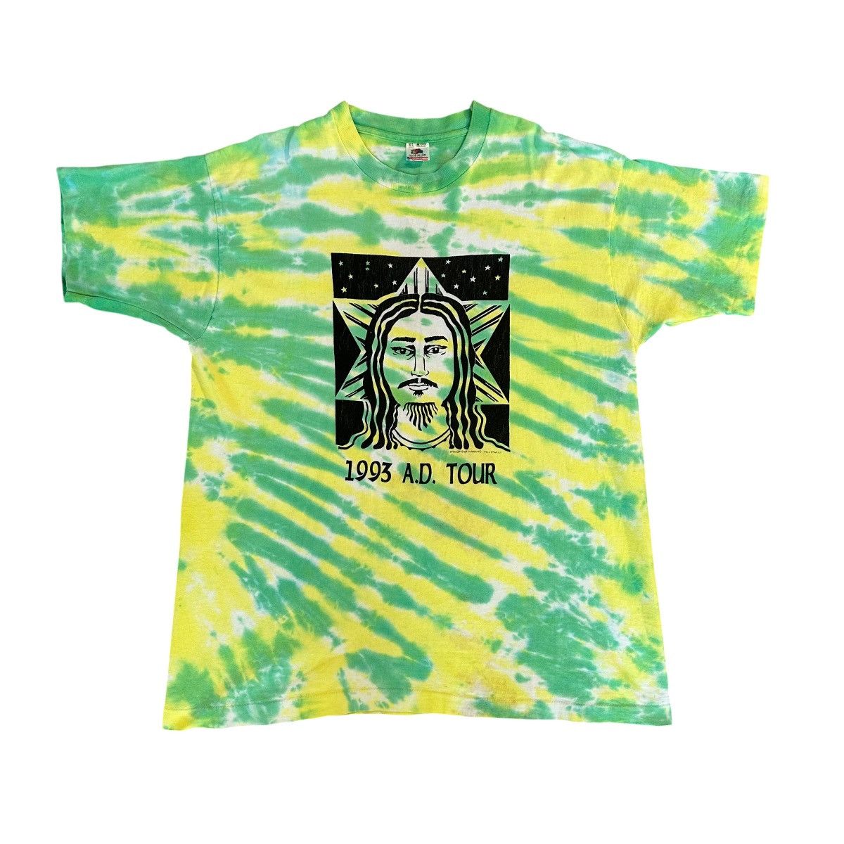 Vintage Vintage 1993 Jesus A.D Tour tie-dye tour shirt size XL Size US XL / EU 56 / 4 - 2 Thumbnail