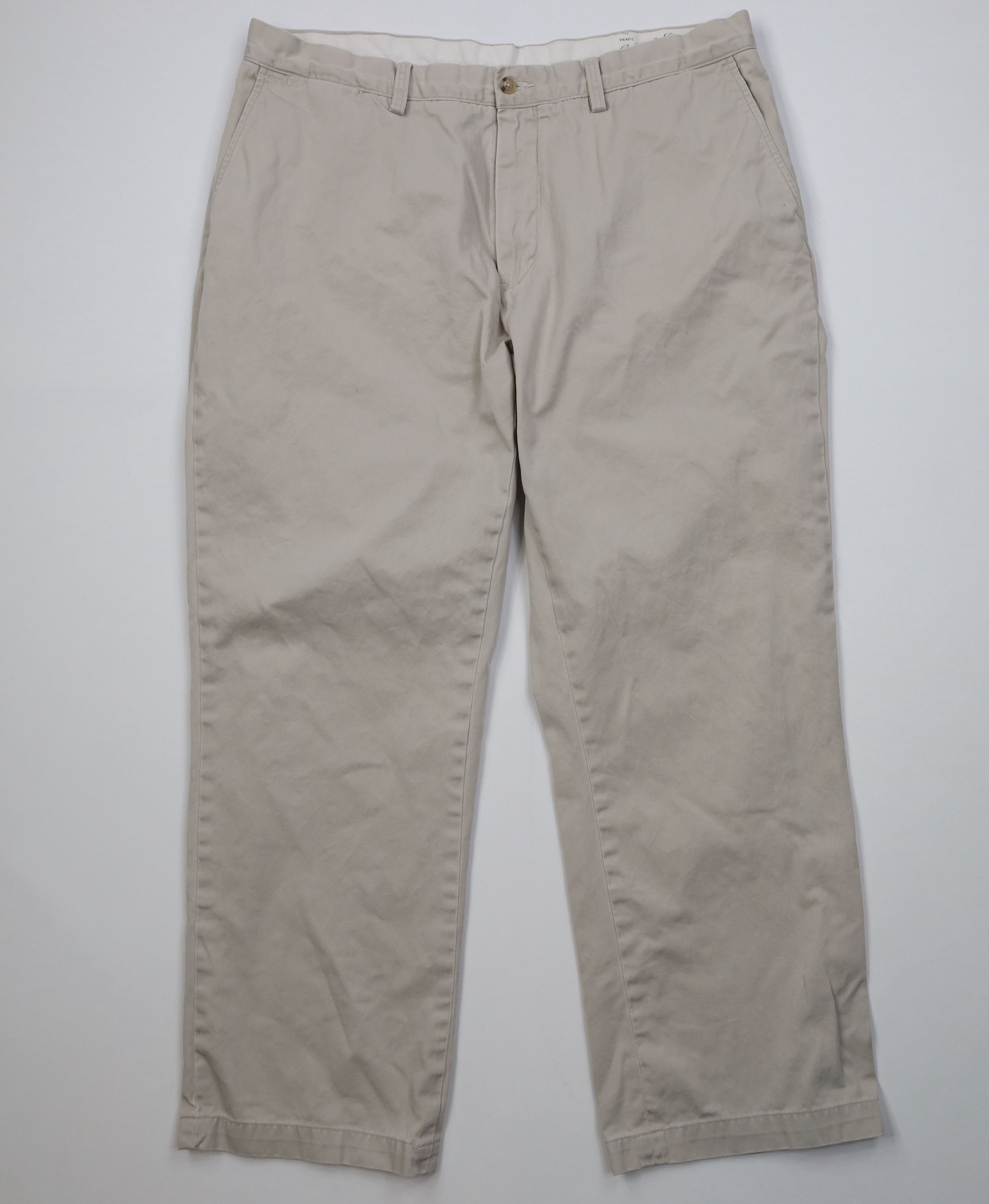 Polo Ralph Lauren Vintage Ralph Lauren Fit Wide Leg Chino Pants Beige Cotton Size US 38 / EU 54 - 1 Thumbnail