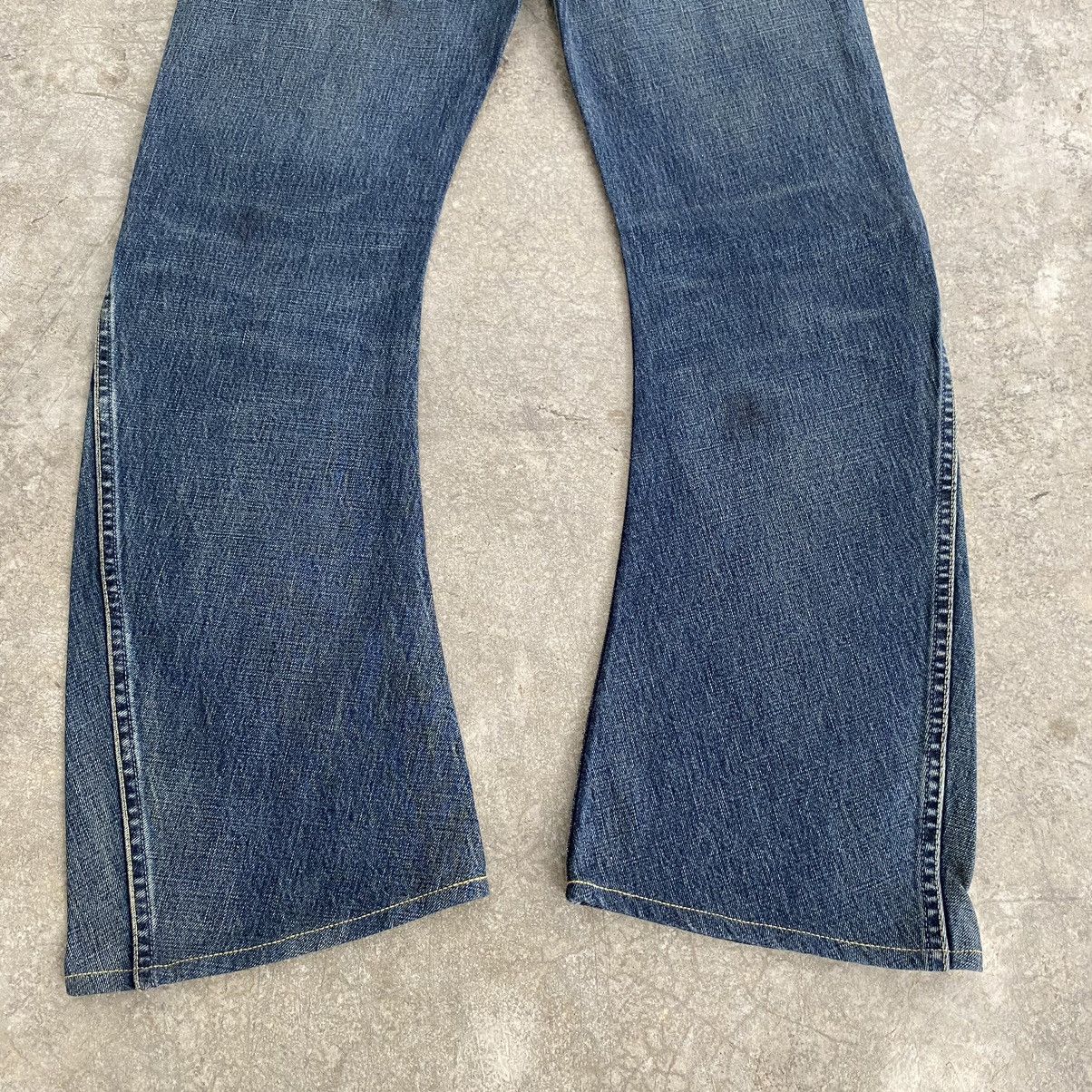 wjk 2000’s Jun Hashimoto WJK J Cut Curved Leg Flared Jeans Size US 32 / EU 48 - 12 Thumbnail