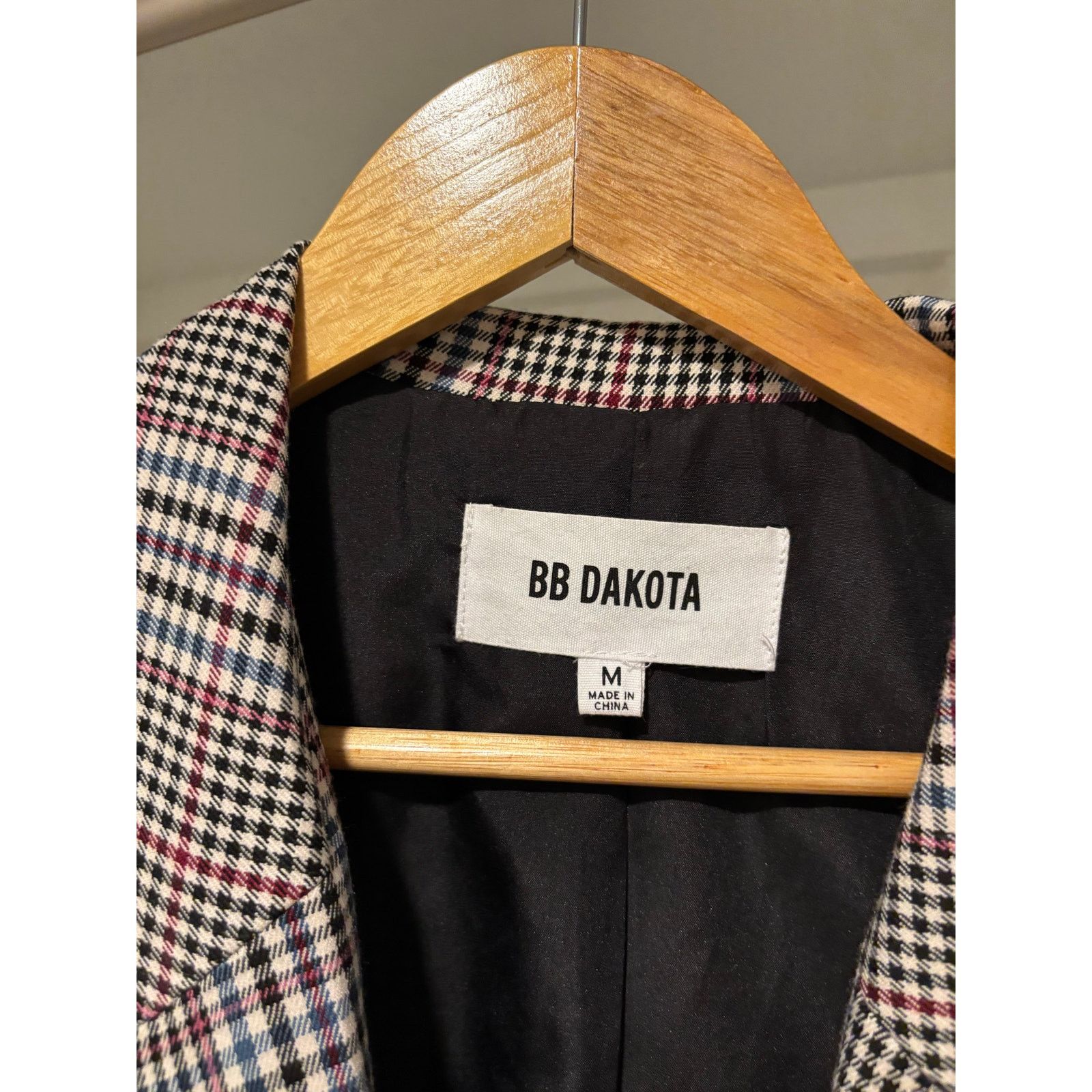 Steve Madden NWOT STEVE MADDEN Bb Dakota Plaid Longline Blazer Sz M Size M / US 6-8 / IT 42-44 - 2 Thumbnail