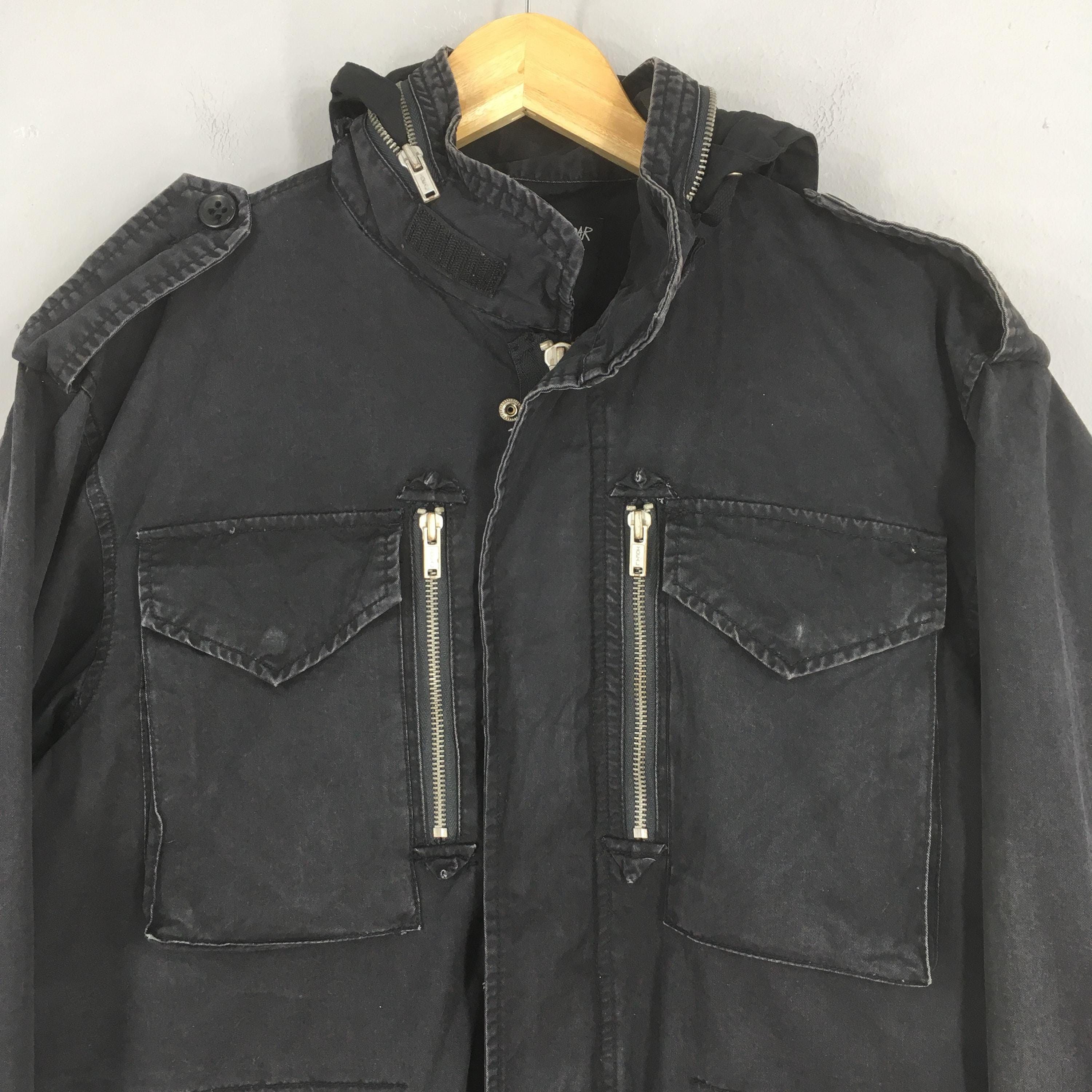 Stussy Vintage Y2K Stussy Gear Black M-65 Field Jacket Medium Size US M / EU 48-50 / 2 - 2 Thumbnail