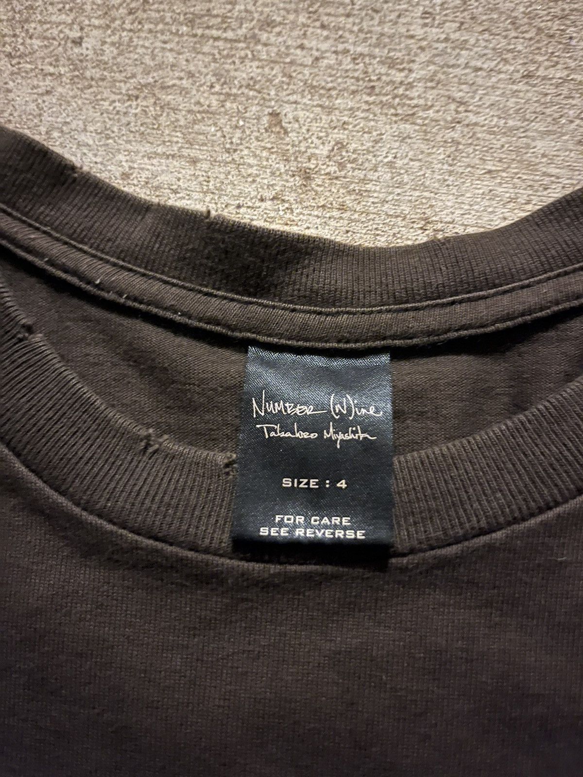 Number (N)ine OG Number (N)ine AW04 Curious George Tee Give Peace A Chance Size US XL / EU 56 / 4 - 8 Thumbnail