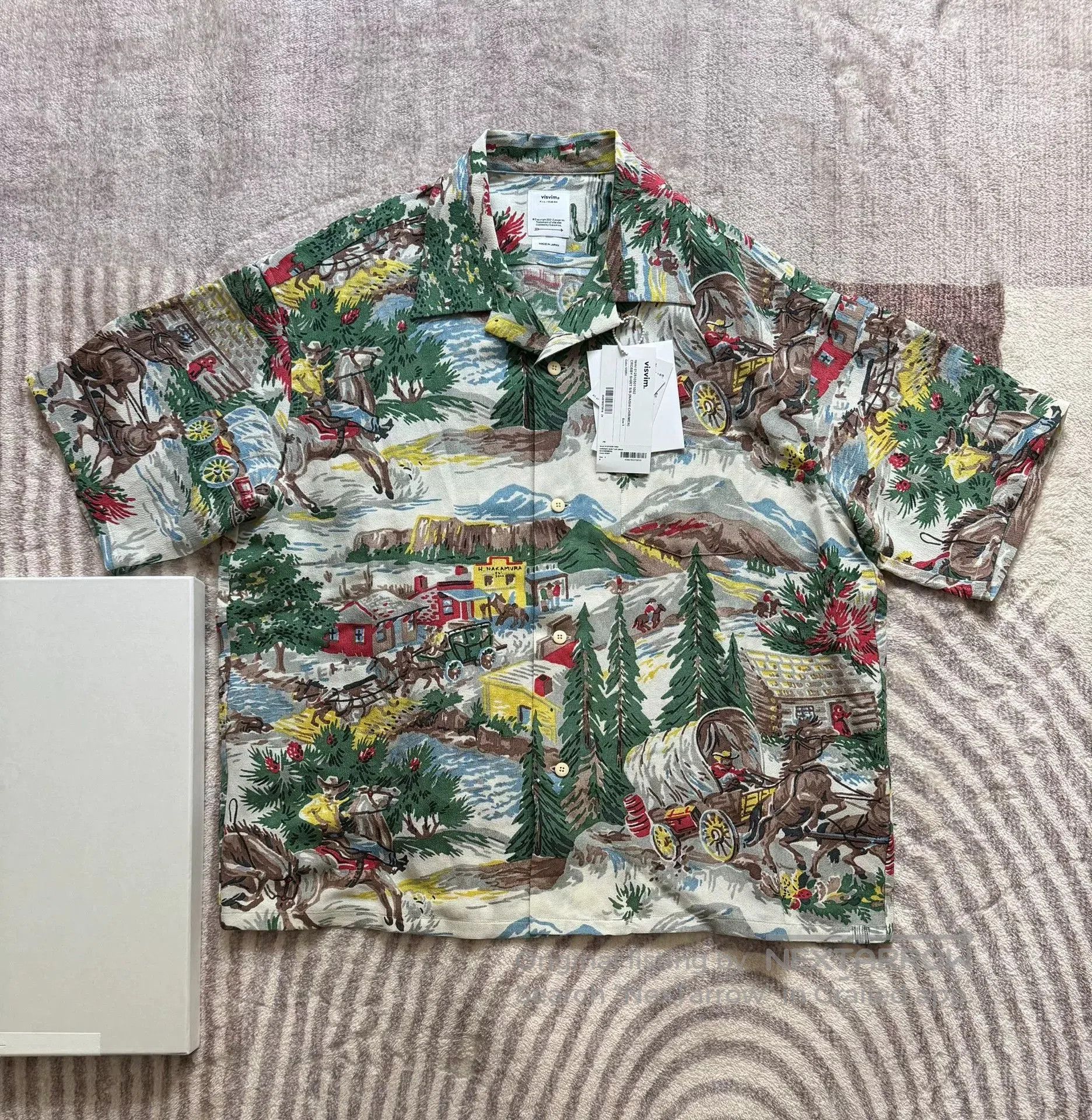Visvim visvim crosby shirt short sleeve wash. Size US M / EU 48-50 / 2 - 1 Thumbnail