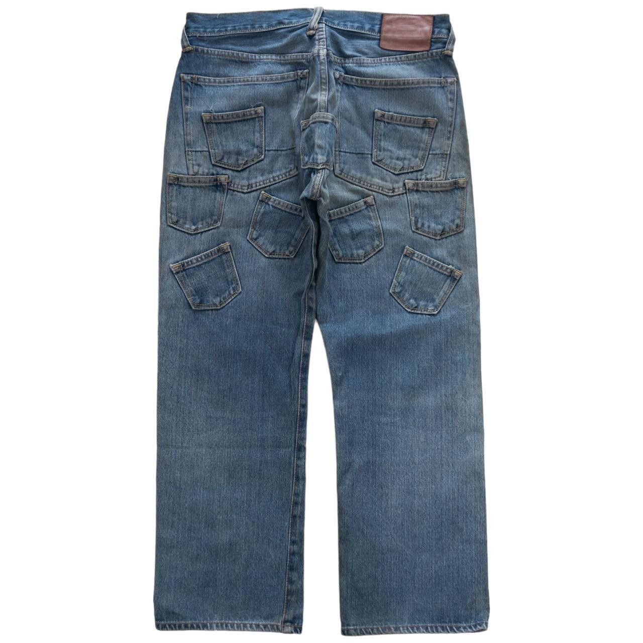 Evisu Vintage Evisu Multi Pocket Denim Jeans Size W31 Size US 31 - 2 Thumbnail