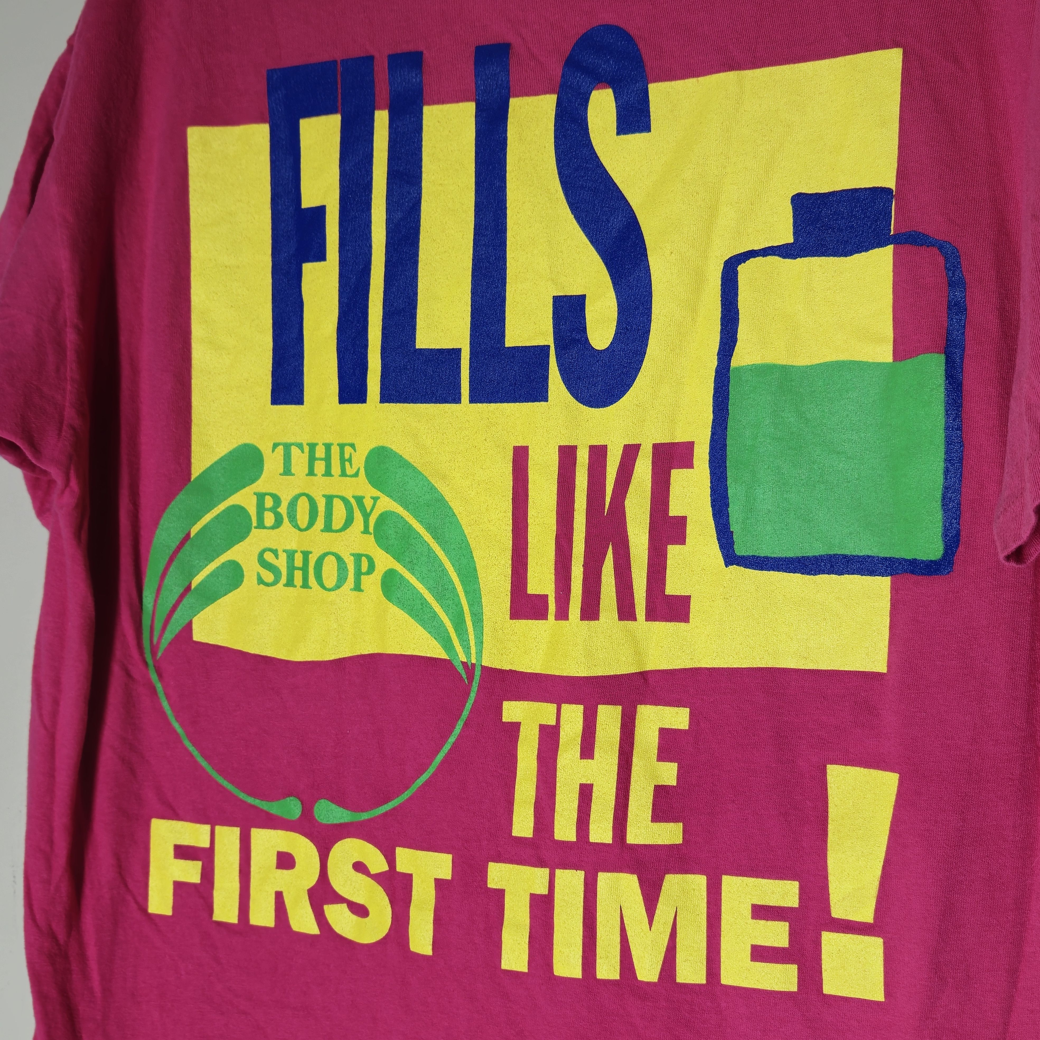 Hanes 90s The Body Shop T-Shirt Size XL Fills Like The First Time Size US XL / EU 56 / 4 - 2 Thumbnail