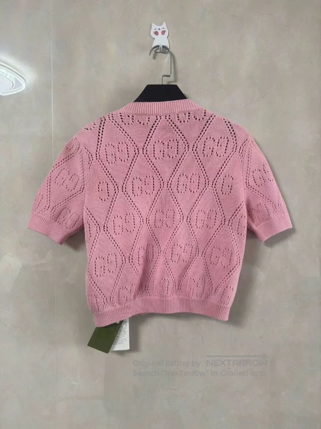 Gucci Gucci Pink Diamond Pattern Short Sleeve. Size S / US 4 / IT 40 - 2 Thumbnail