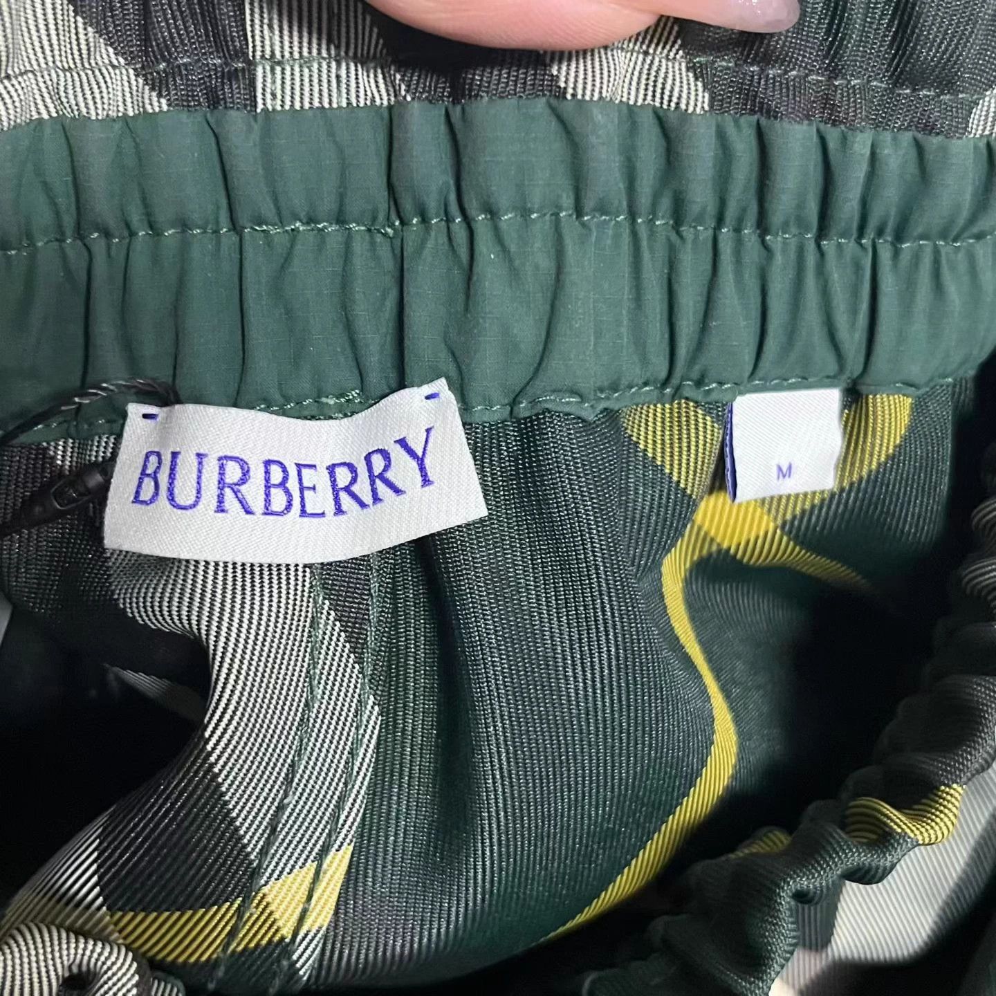 Burberry Burberry Ivy Green Color Block Plaid Straight Chinos M Size US 32 / EU 48 - 3 Thumbnail