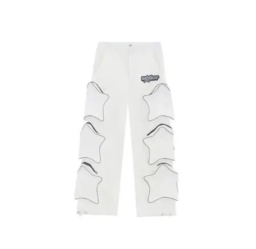 Designer Reflective pants with stars and pockets hip-hop Harajuku Size US 30 / EU 46 - 3 Thumbnail