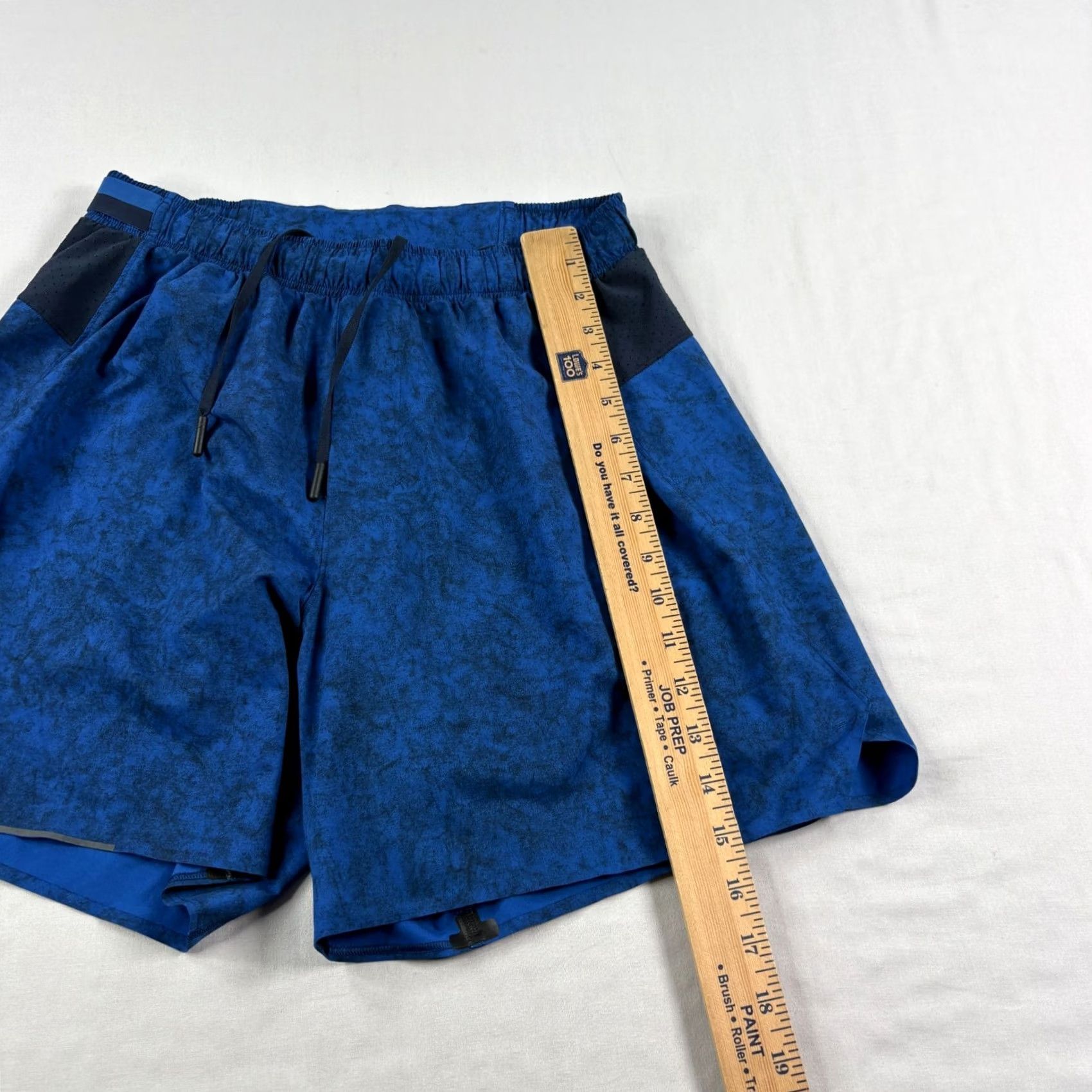 Lululemon Lululemon Surge Shorts Mens Medium Blue Lined Athletic Gym Running Performance Short Size US 31 - 5 Thumbnail