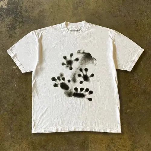 VIBE White casual retro frog print tee Size US L / EU 52-54 / 3 - 3 Thumbnail