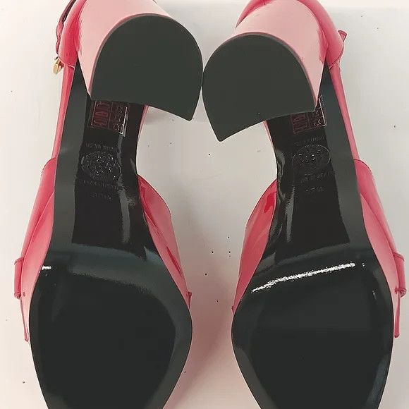 Versace Versace Medusa Logo Pink Patent Leather Platform Heels US8 Size US 8 / IT 38 - 12 Thumbnail