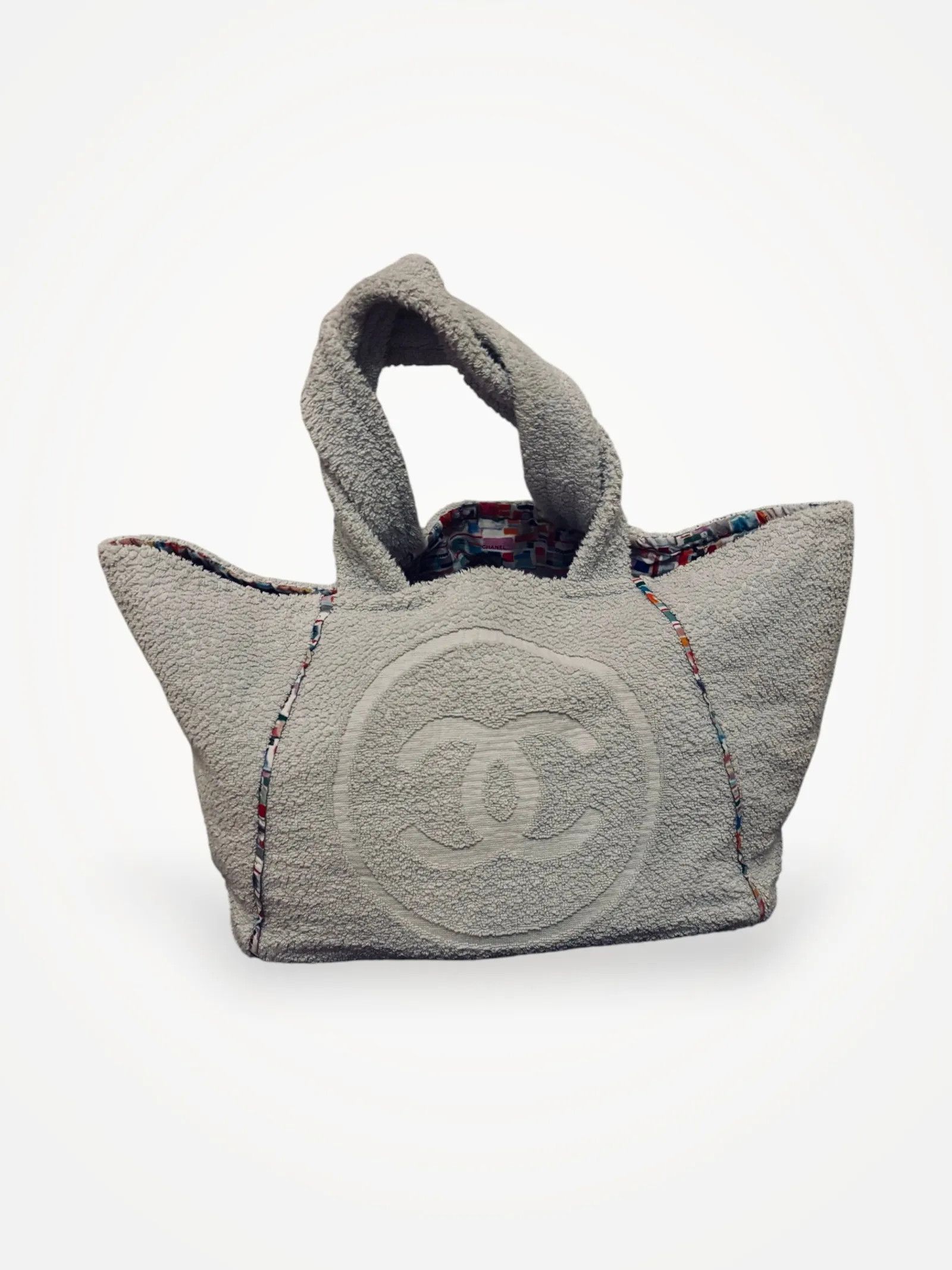 Chanel Chanel Chanel Terry Cotton CC Beach Tote Set Bag Size ONE SIZE - 1 Thumbnail