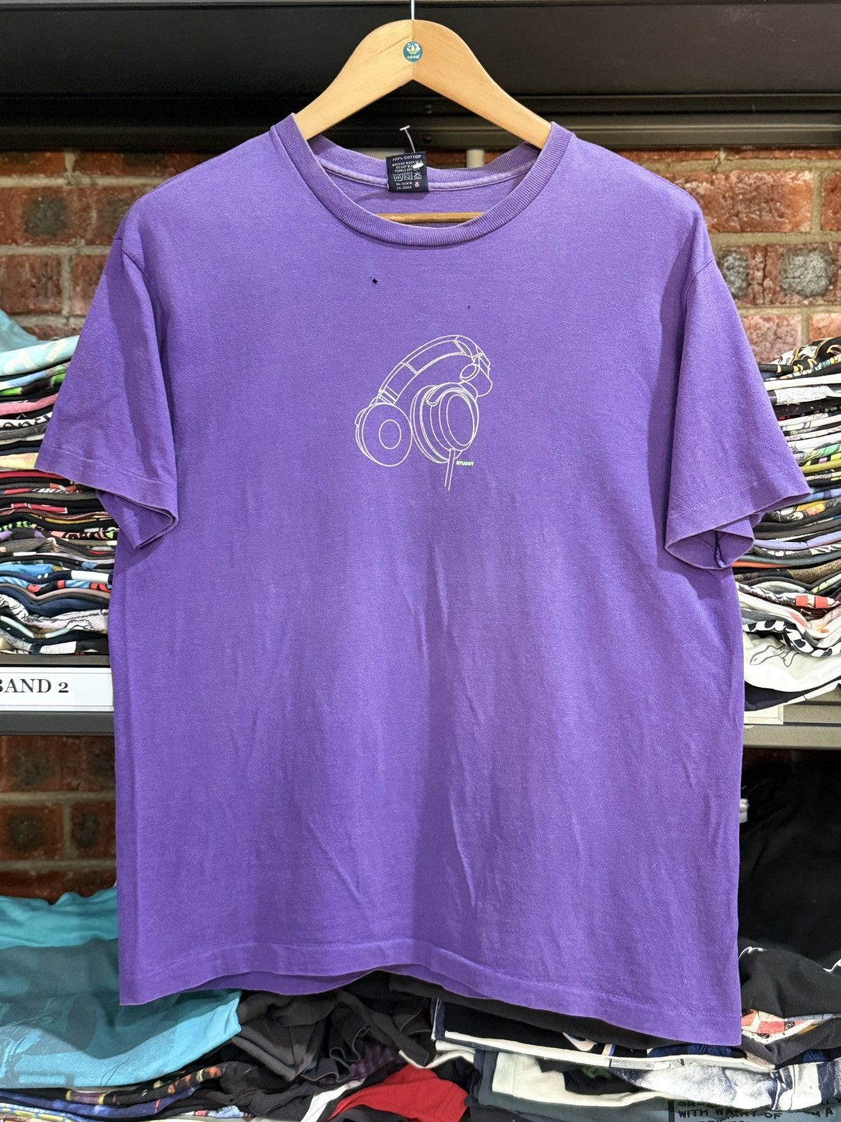 Stussy Vintage 90s Stussy Studio Faded Tee Size US L / EU 52-54 / 3 - 1 Thumbnail