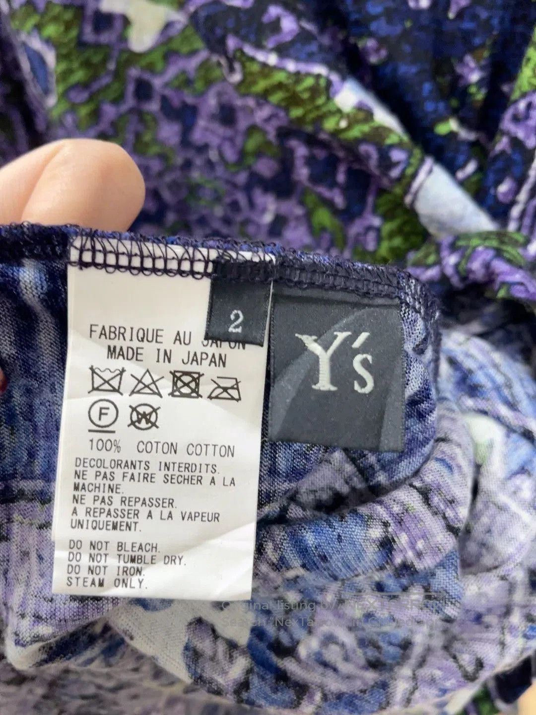 Yohji Yamamoto Yohji Yamamoto Y's Totem Print Top. Size US M / EU 48-50 / 2 - 3 Thumbnail