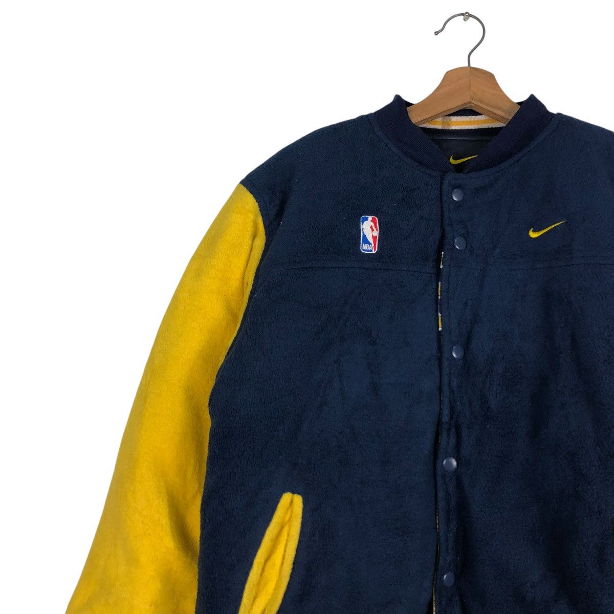 NBA 🔥VINTAGE REVERSIBLE BOMBER JACKET NIKE NBA TEAM BIG LOGO Size US XL / EU 56 / 4 - 10 Thumbnail