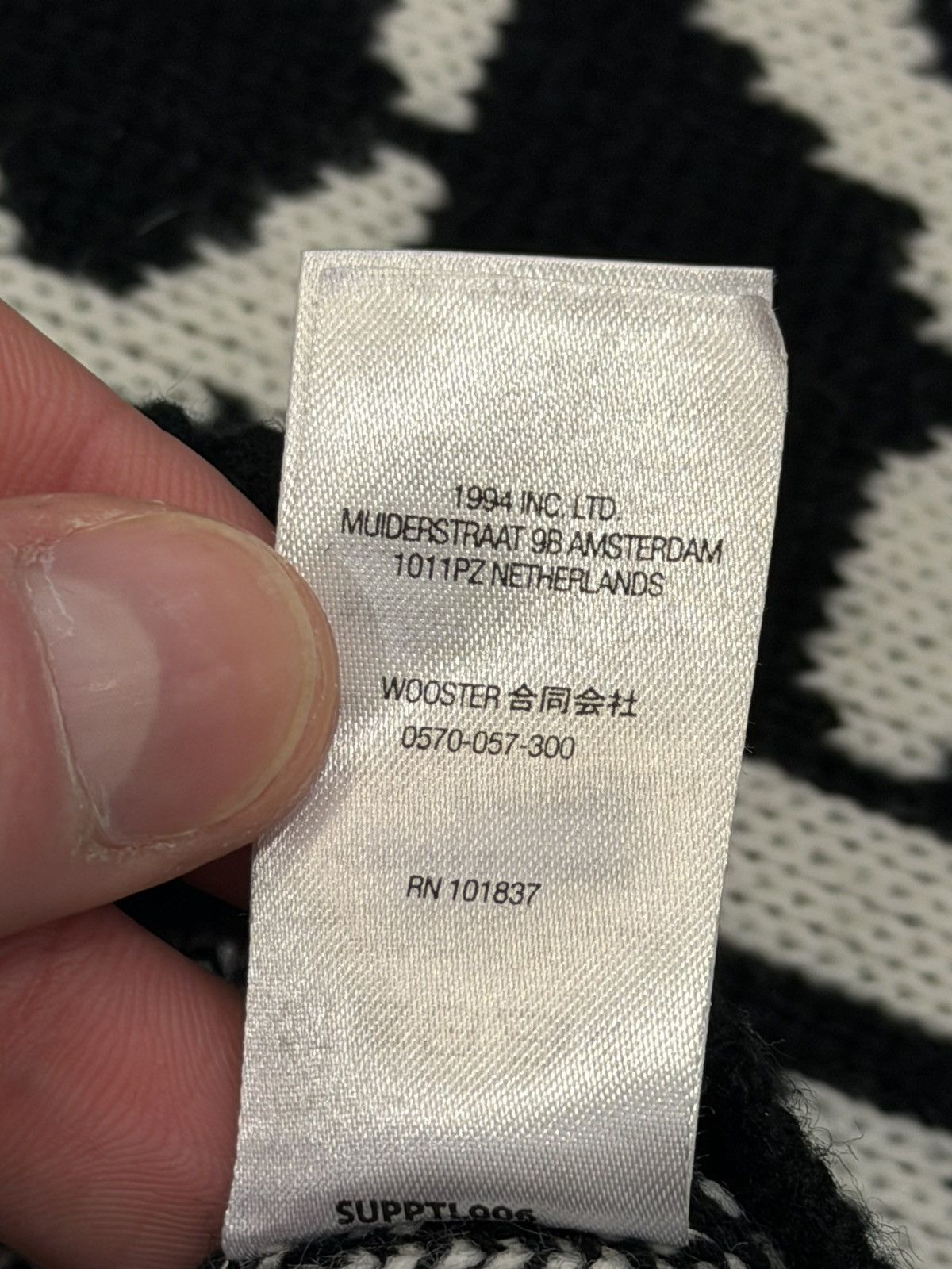 Supreme Supreme Fuck Off Knit Sweater - Black/White Size US L / EU 52-54 / 3 - 7 Thumbnail